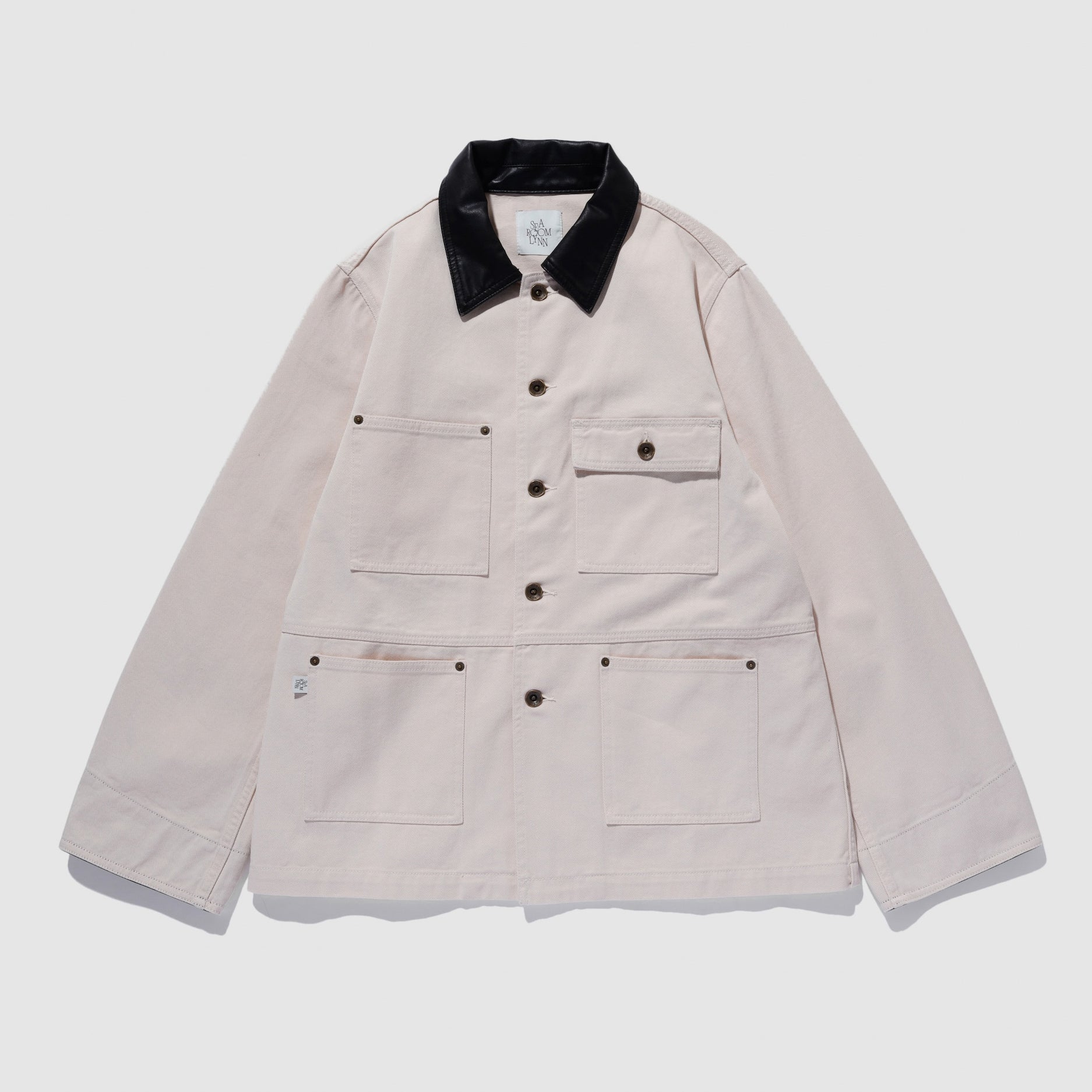 シールームリン　ECO Leather collarカバーオール ECO Leather collarカバーオール