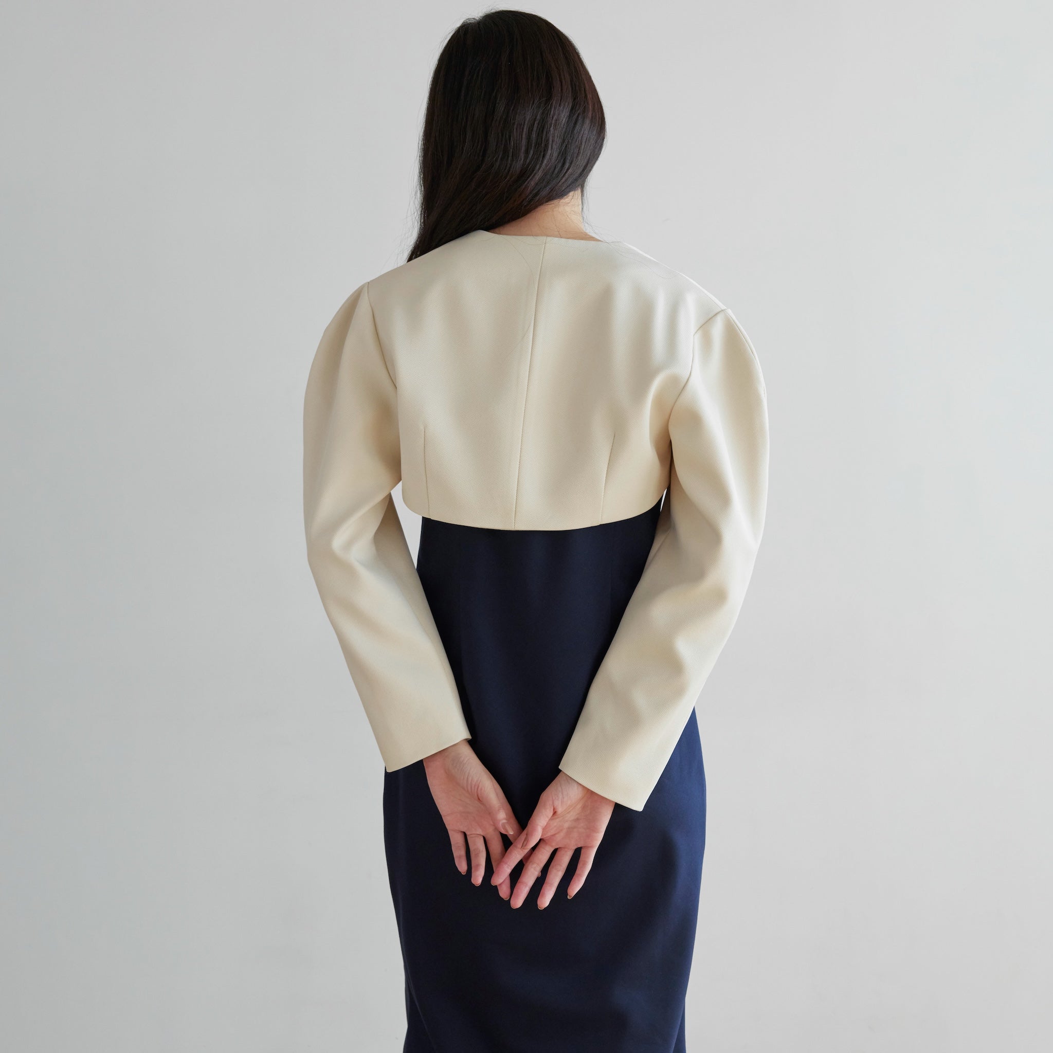 Short bolero Layered vest set