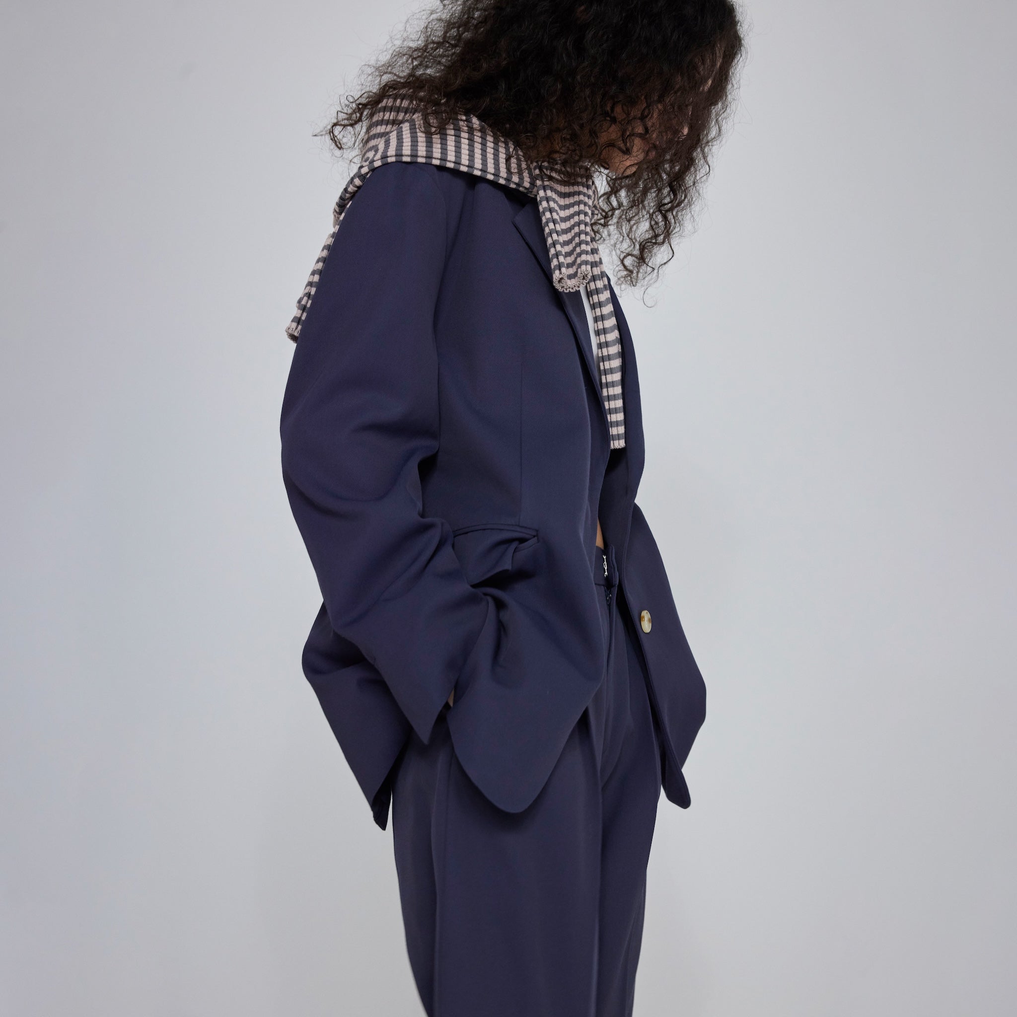 ツイルシングルテーラードジャケット