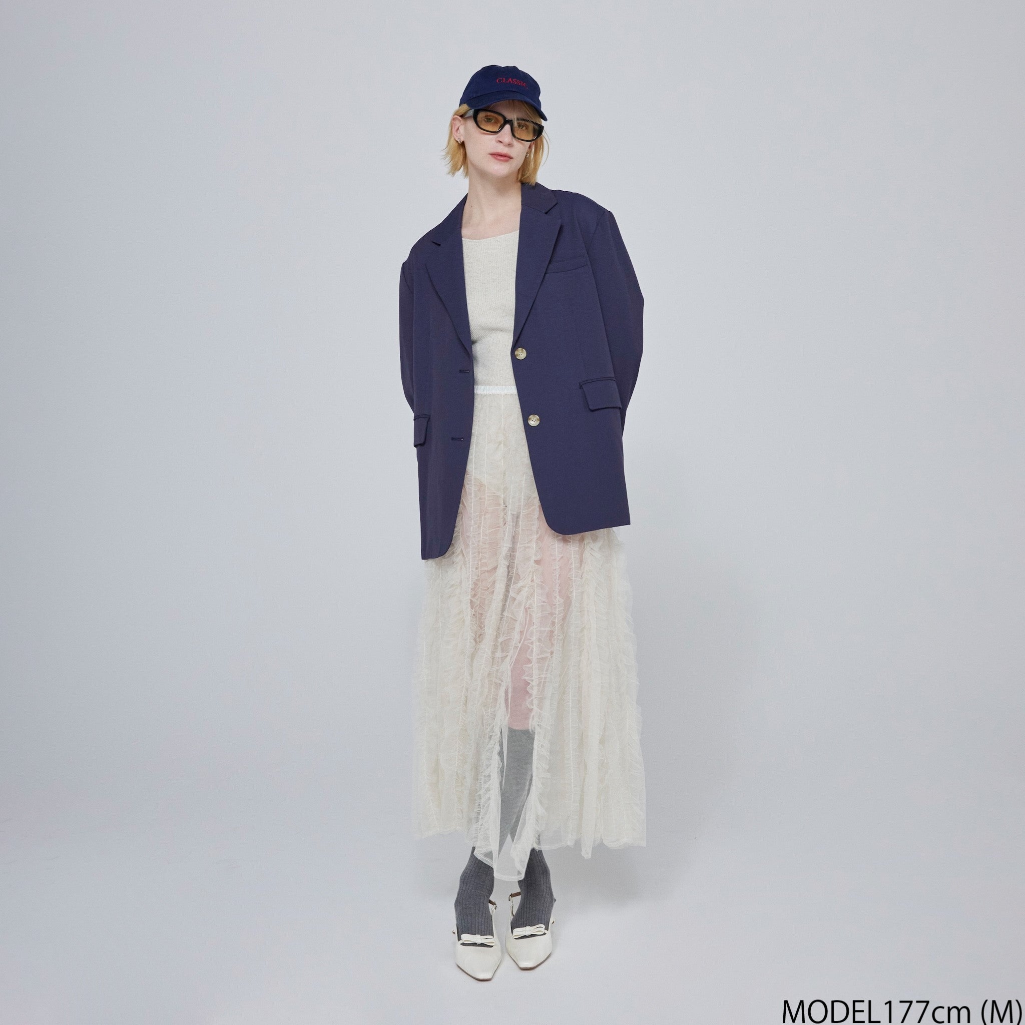 ツイルシングルテーラードジャケット