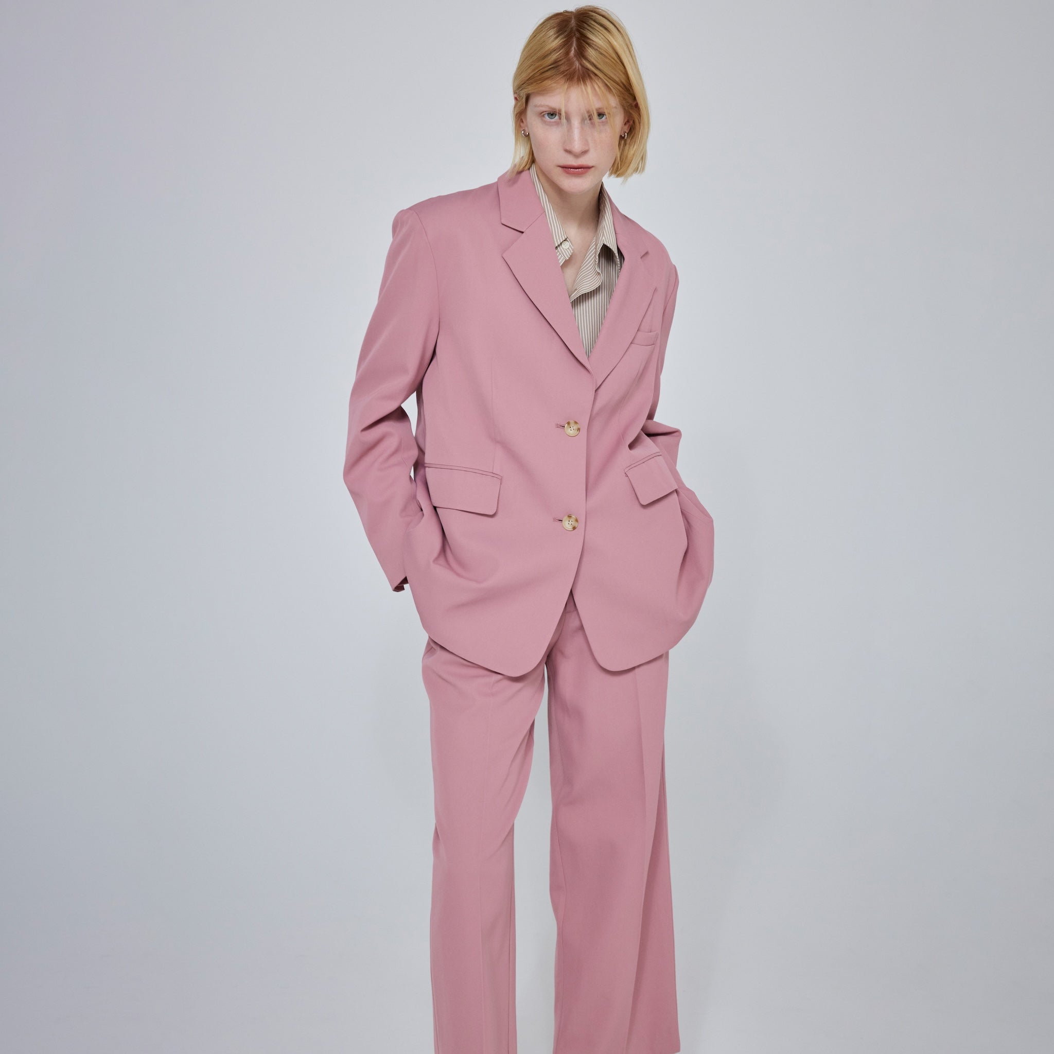 ツイルシングルテーラードジャケット