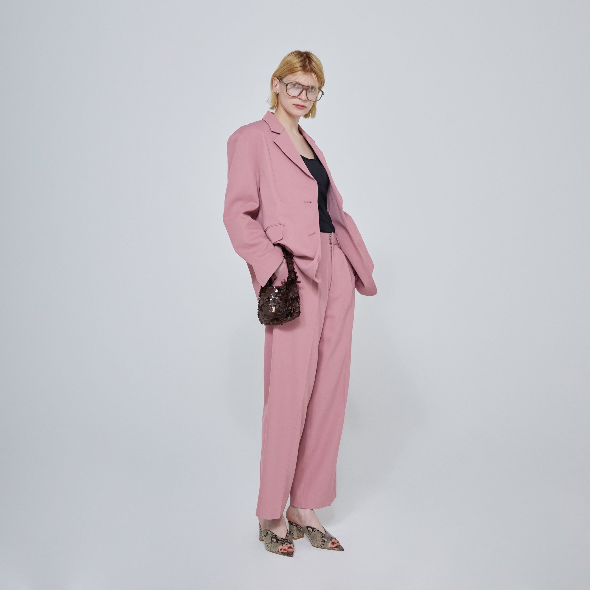 ツイルシングルテーラードジャケット