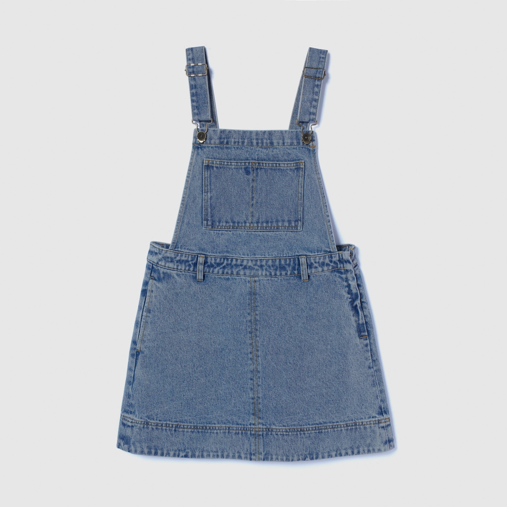 ハイウエストサロペットminiスカート
