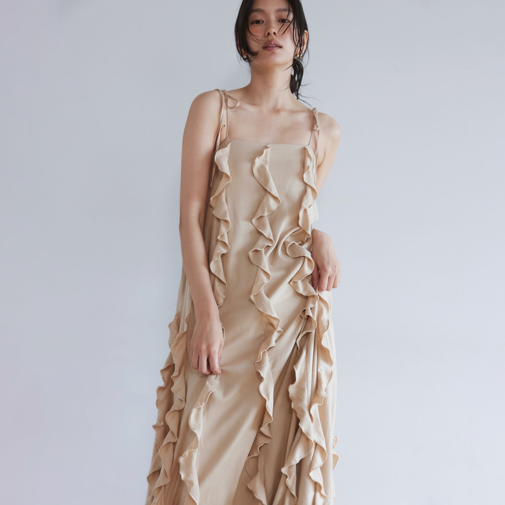Flare fin cami dress
