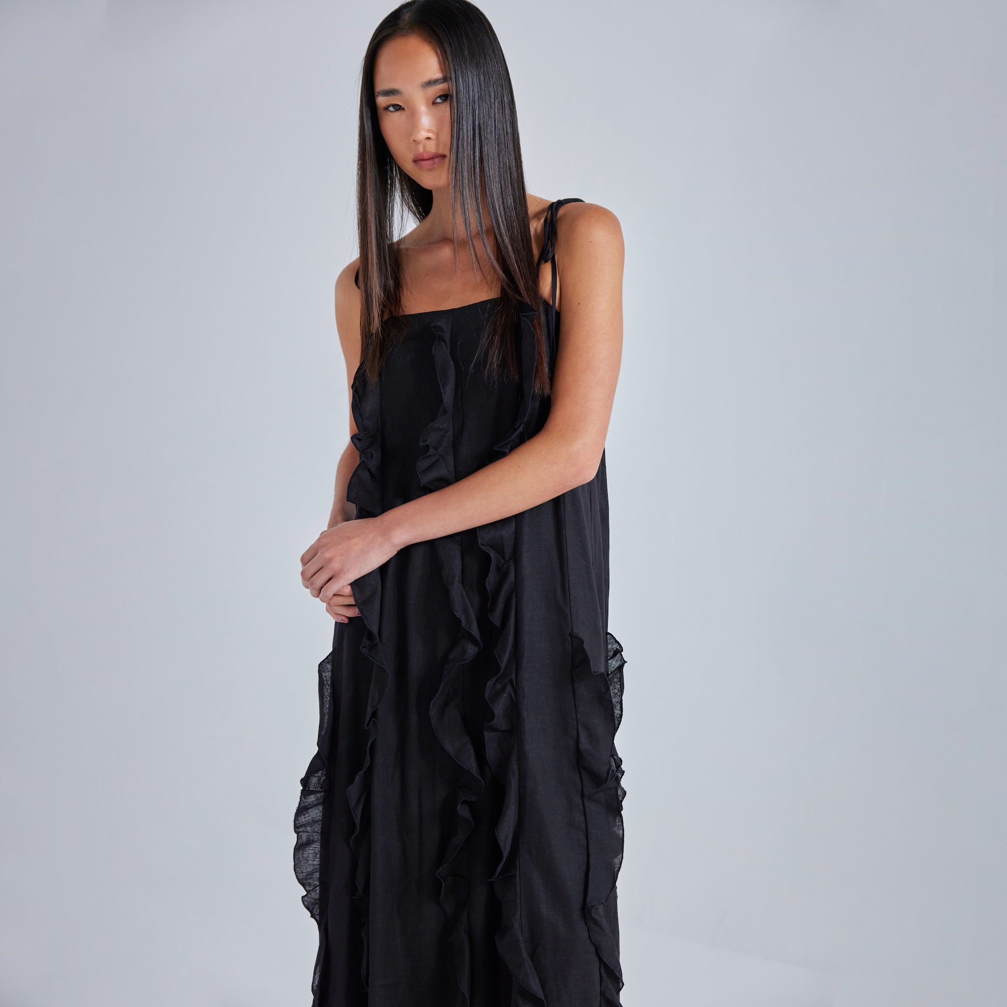 Flare fin cami dress