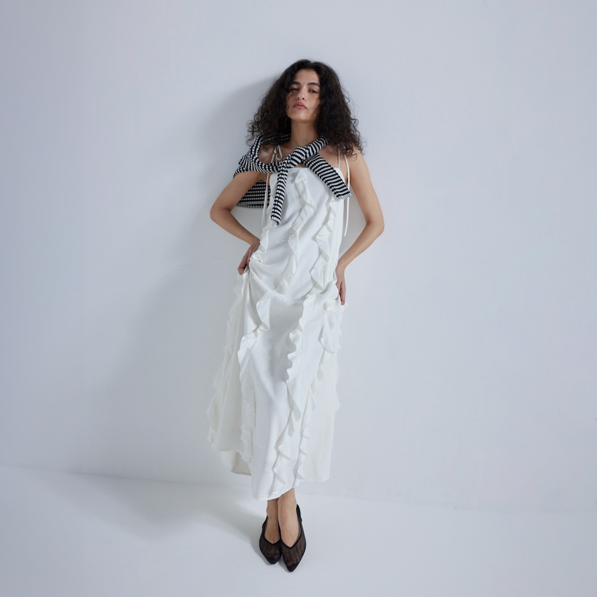Flare fin cami dress