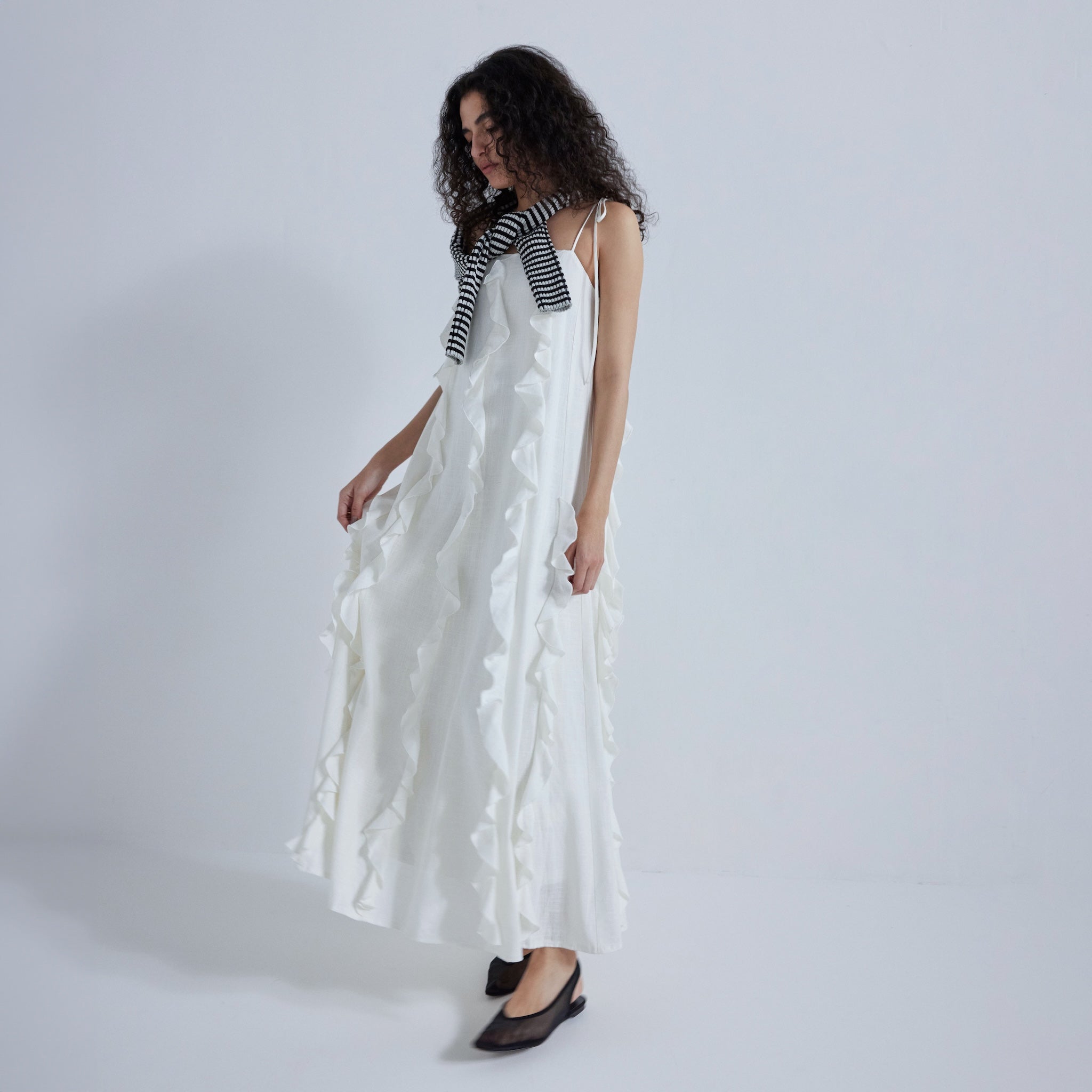 Flare fin cami dress
