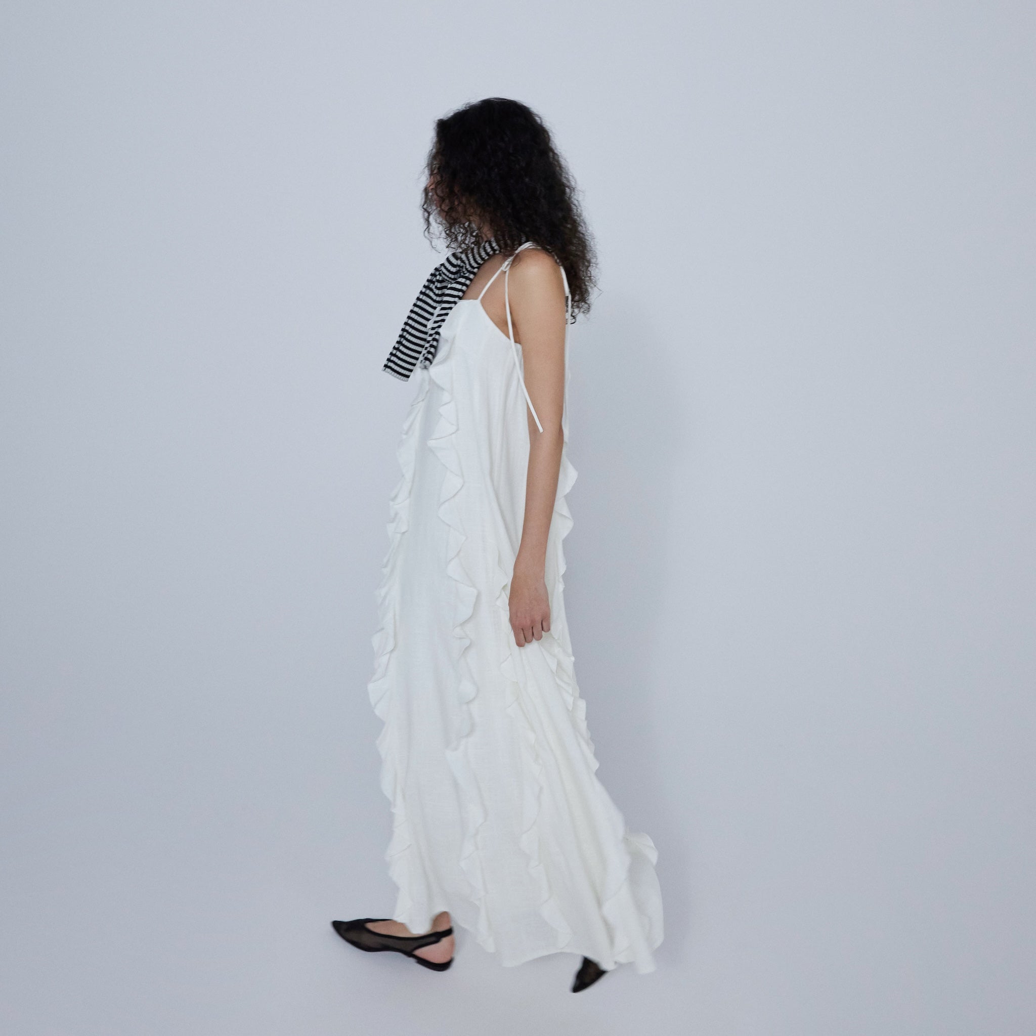 Flare fin cami dress