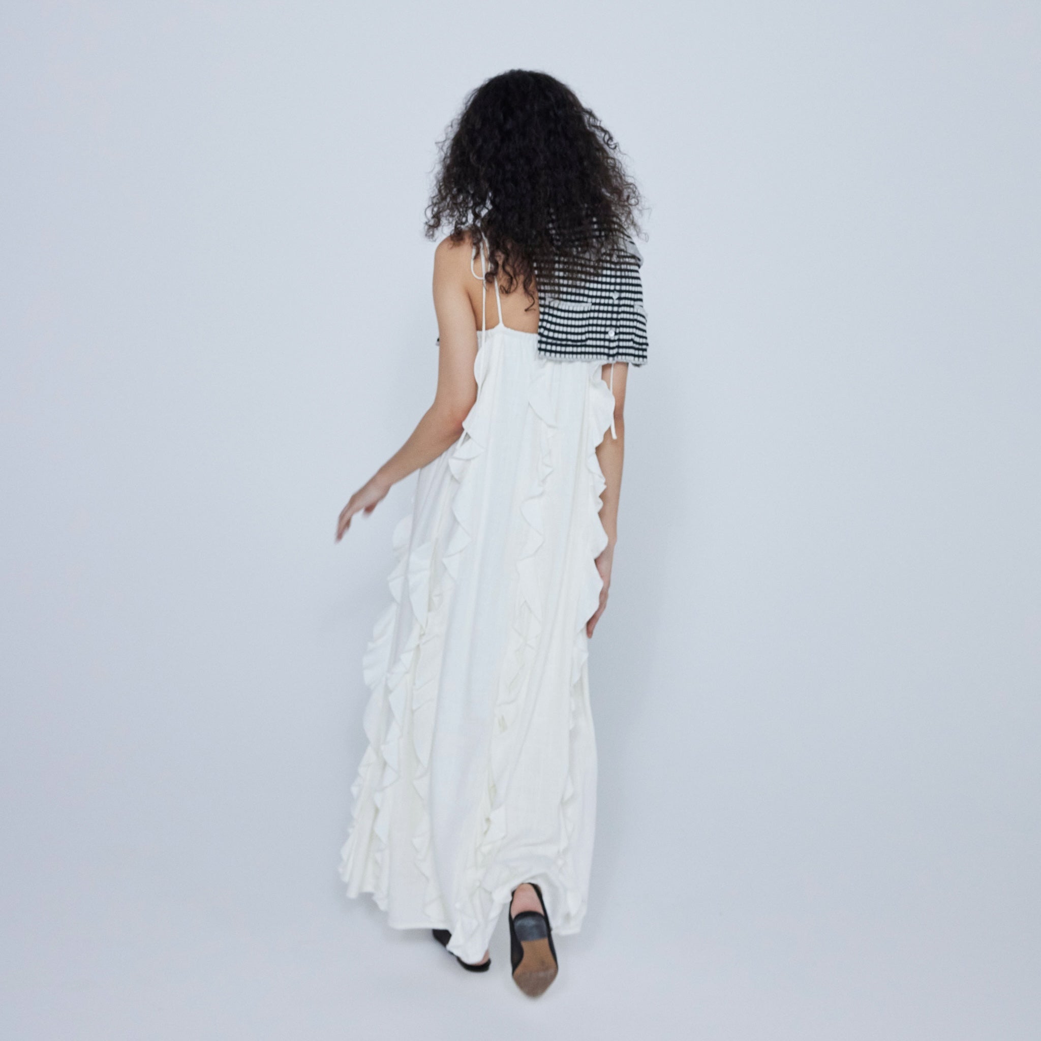 Flare fin cami dress