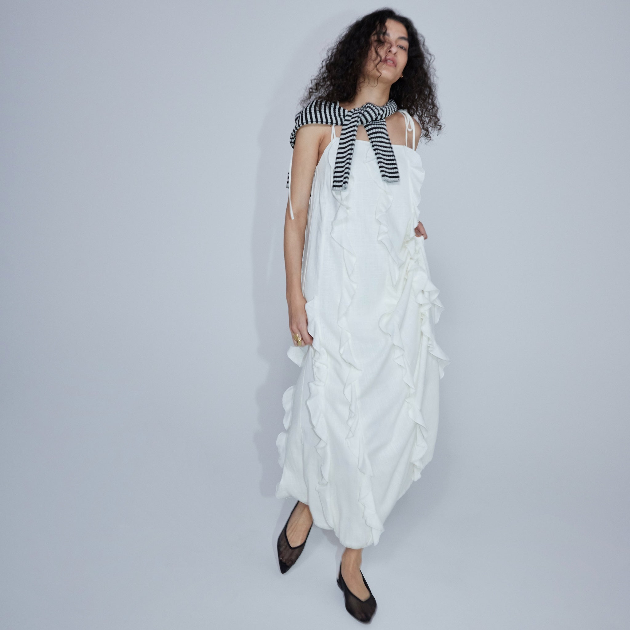 Flare fin cami dress