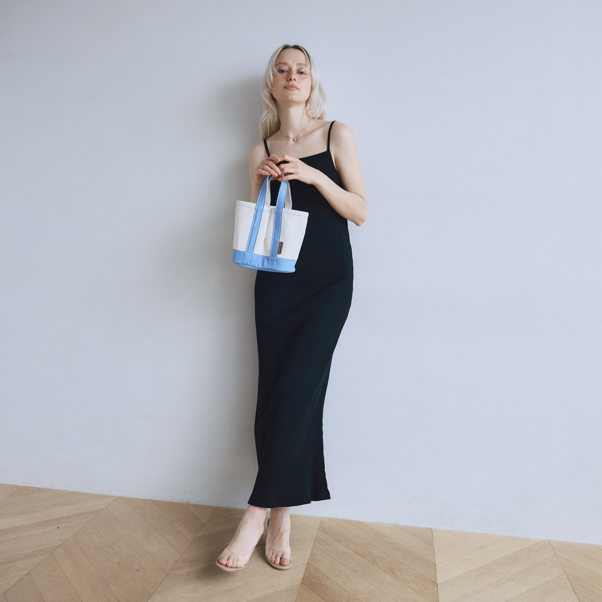 HeartホールRIBキャミドレス