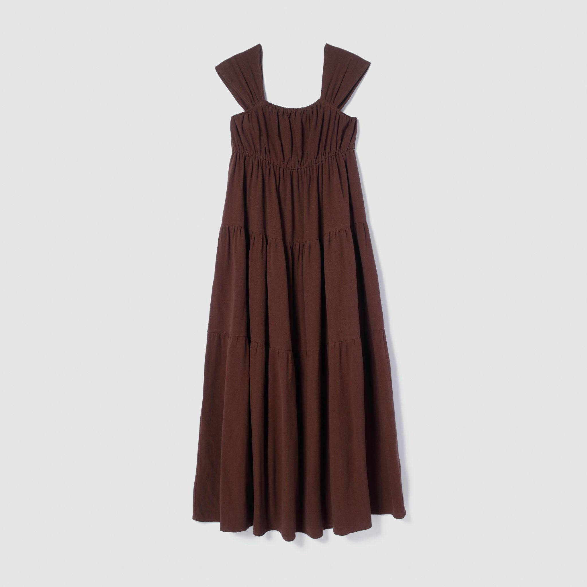 フレンチ2wayショルダーティアードドレス