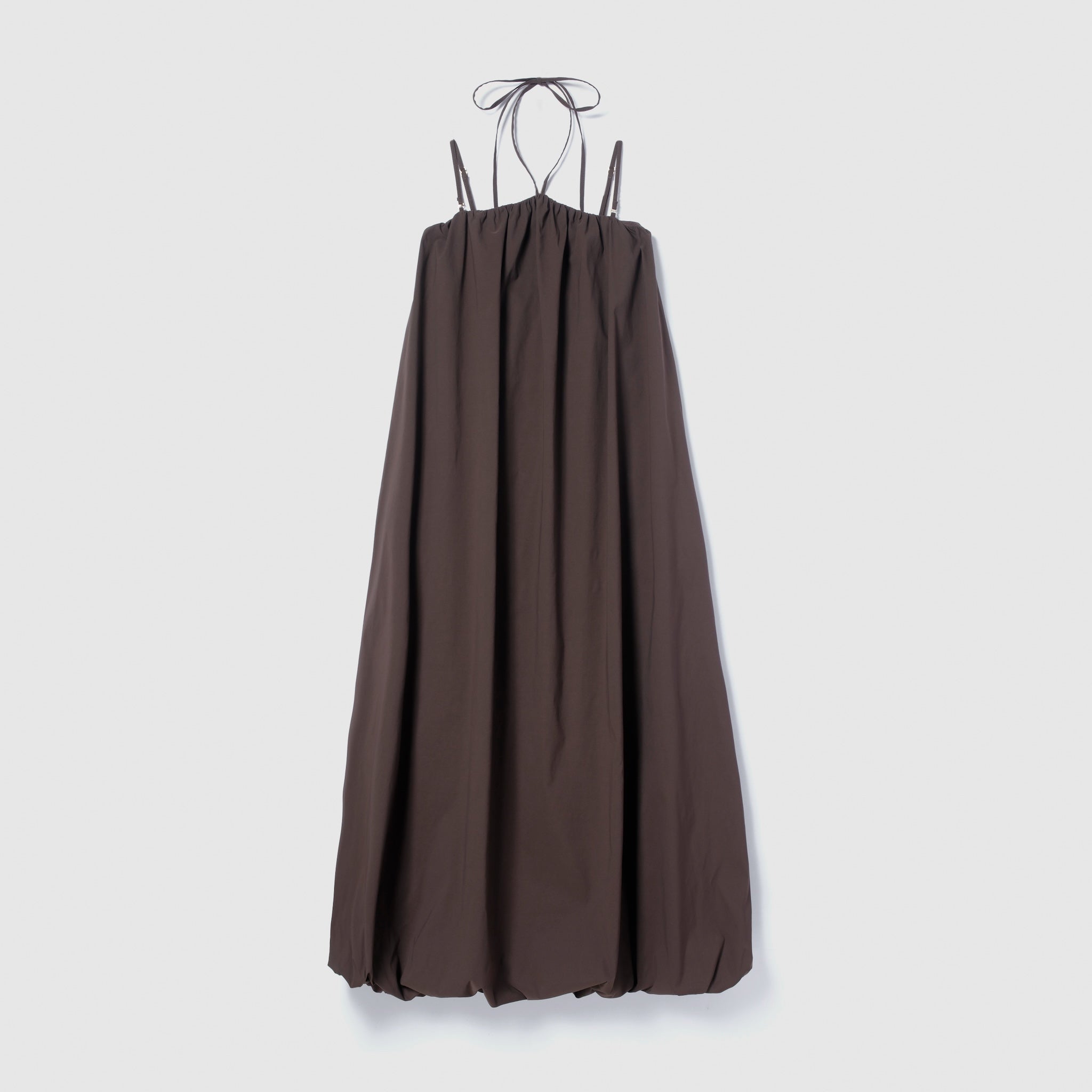 Double Strap Balloon Volume Dress