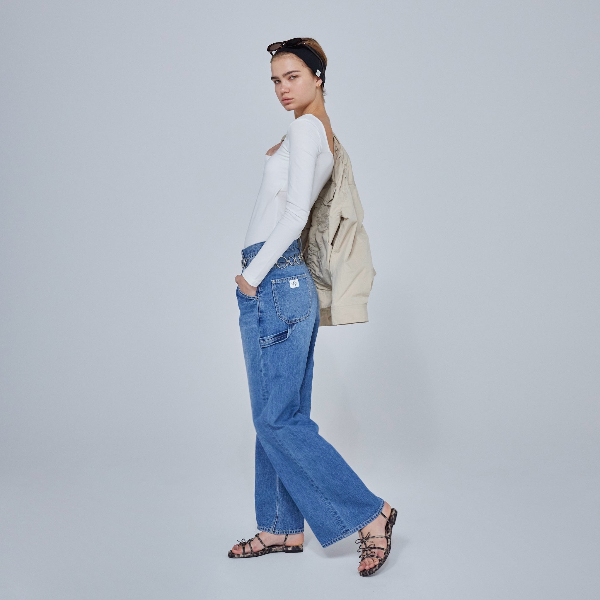 Painter baggy denim pants SRN05