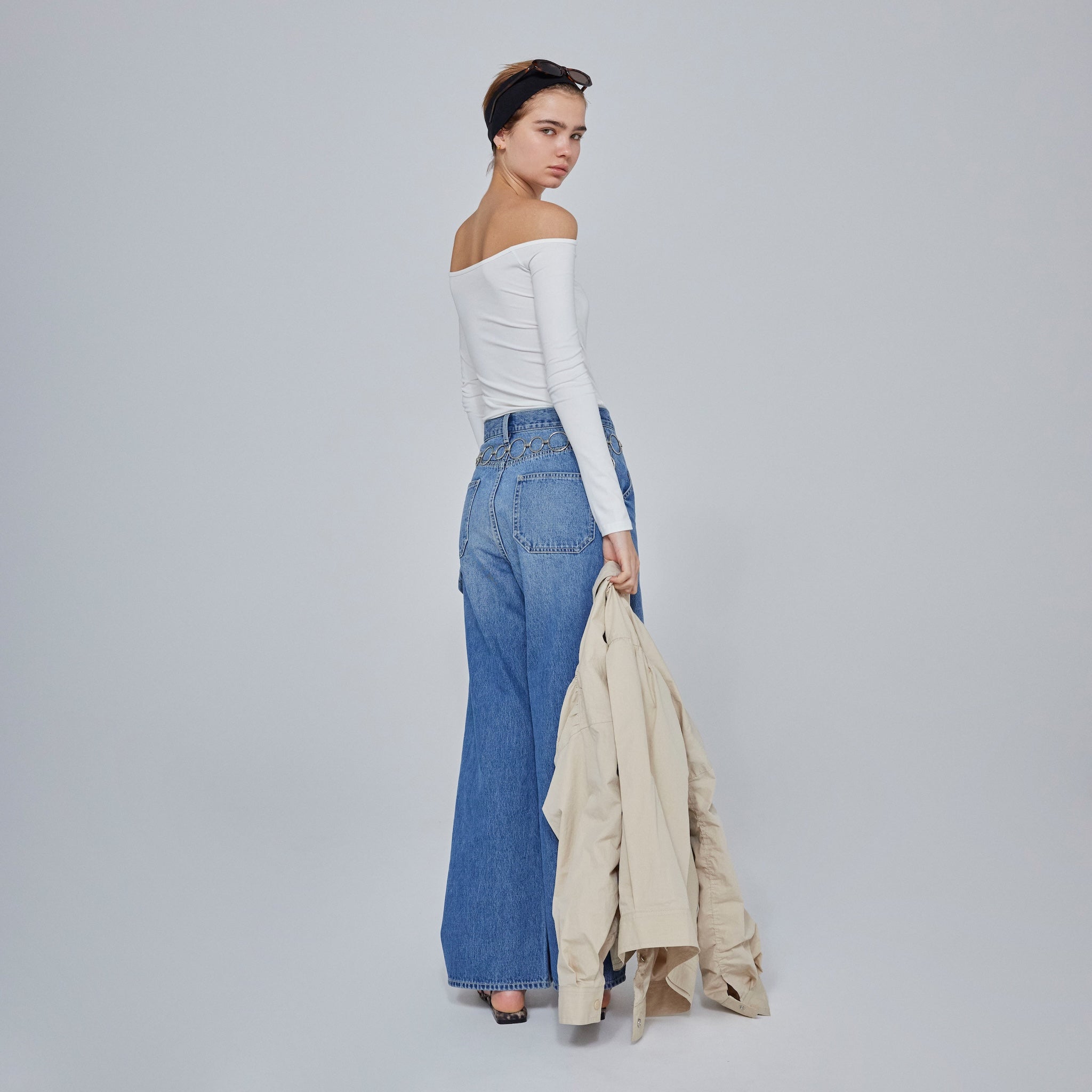 Painter baggy denim pants SRN05