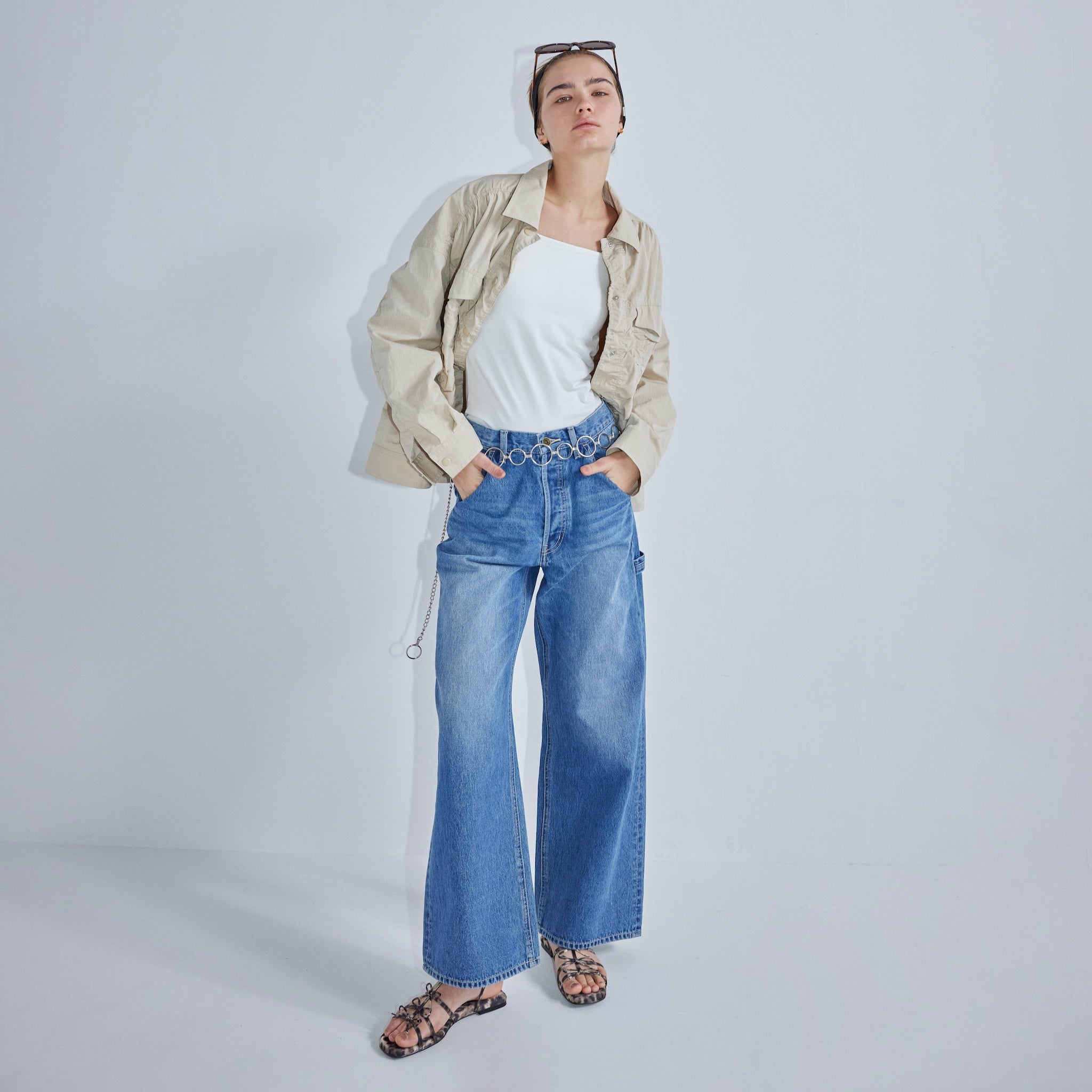 Painter baggy denim pants SRN05