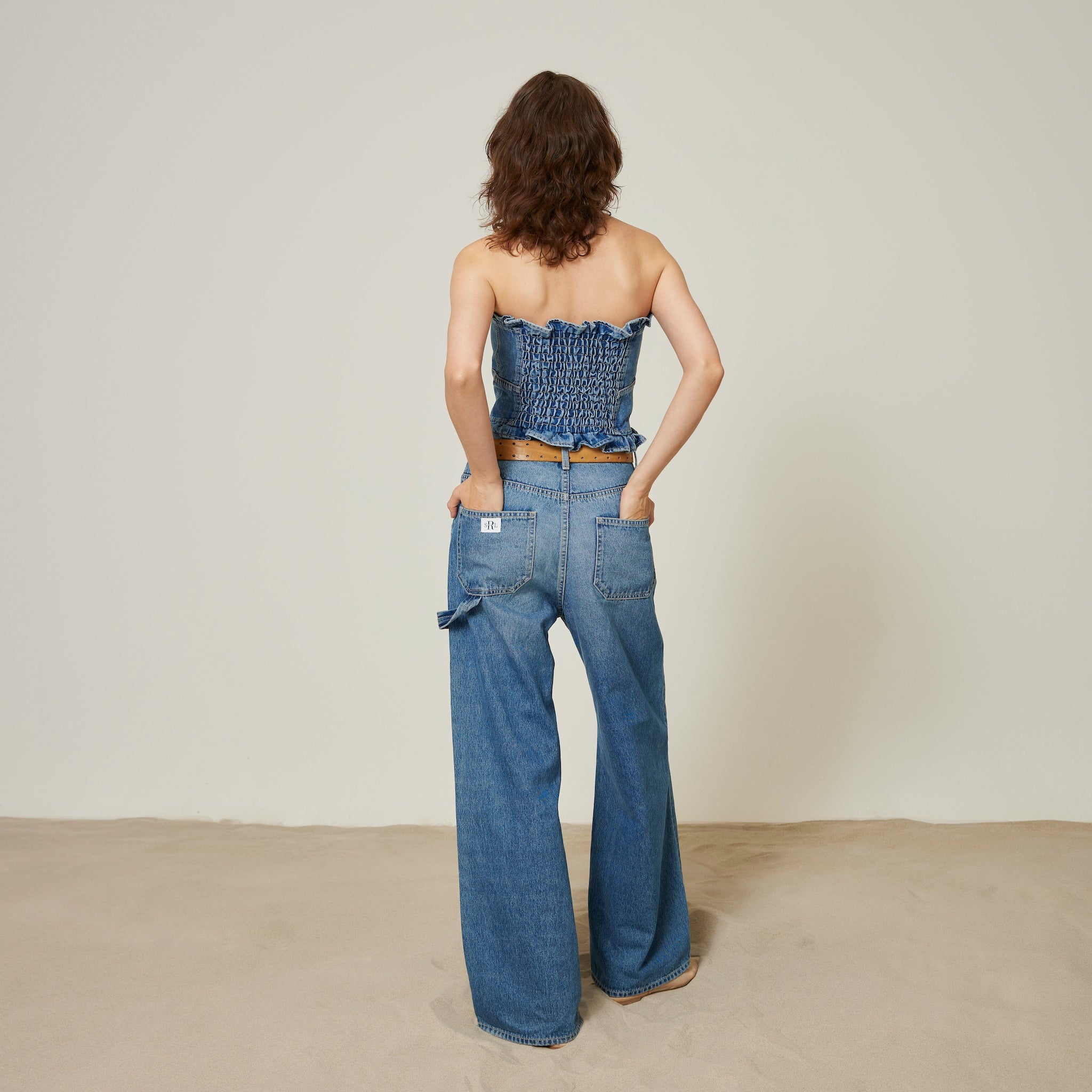 Painter baggy denim pants SRN05