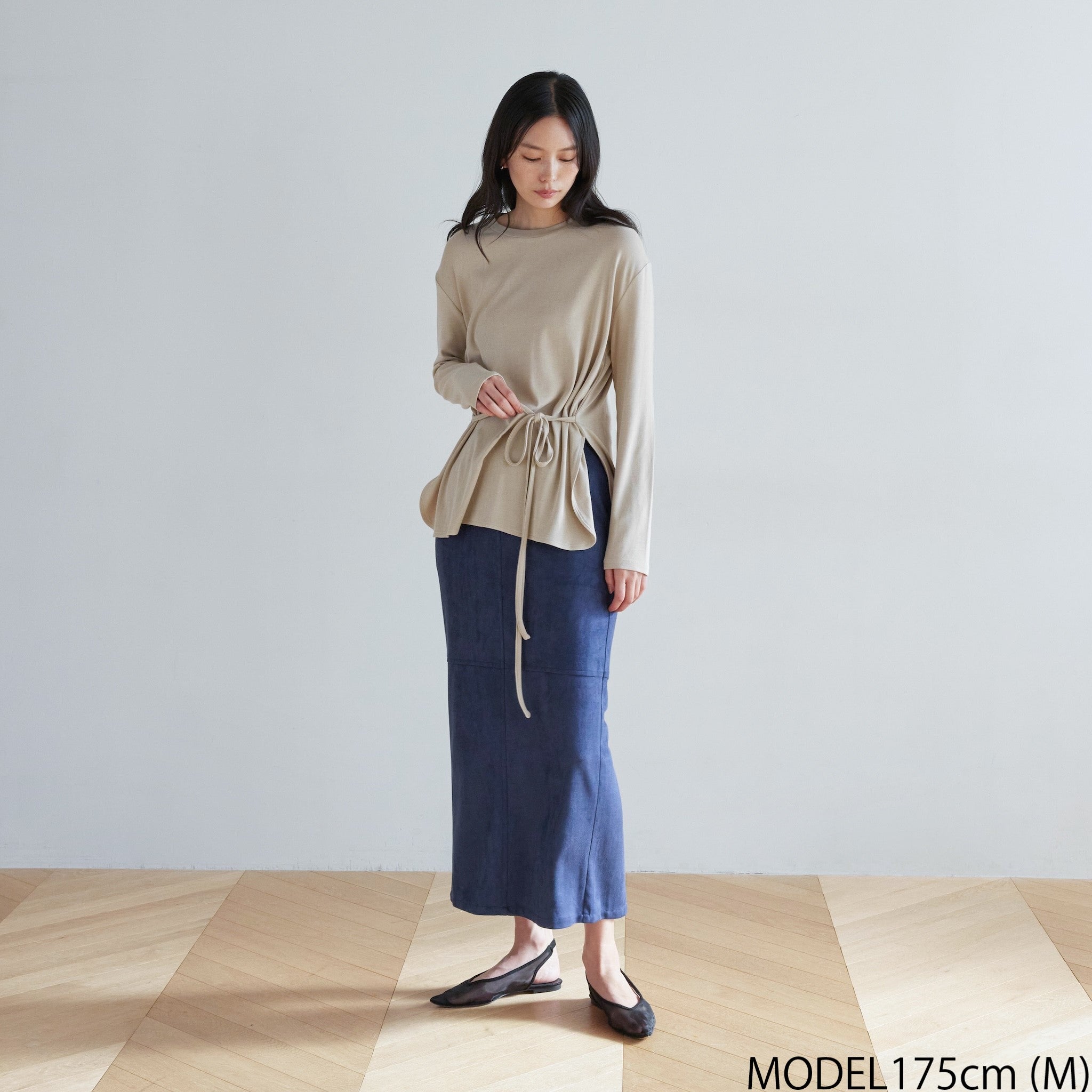 ECO SUEDEアイラインスカート