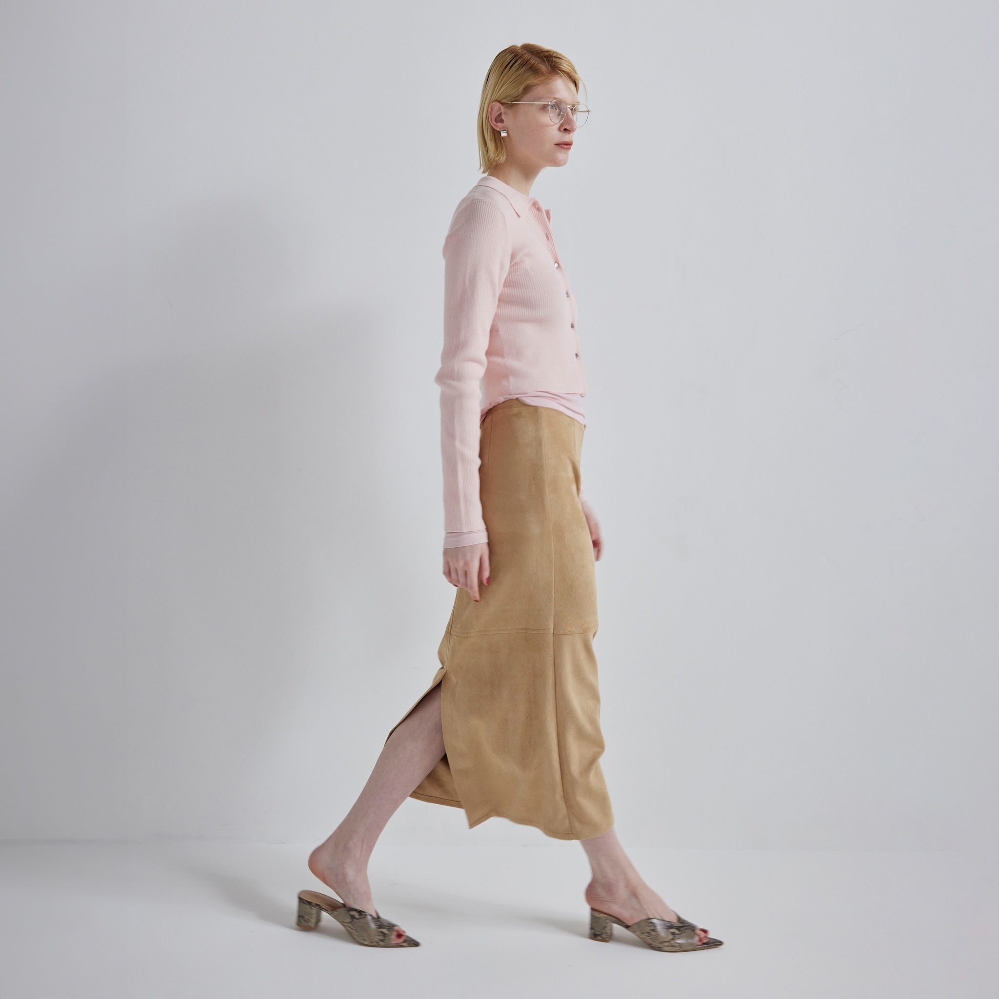 ECO SUEDEアイラインスカート