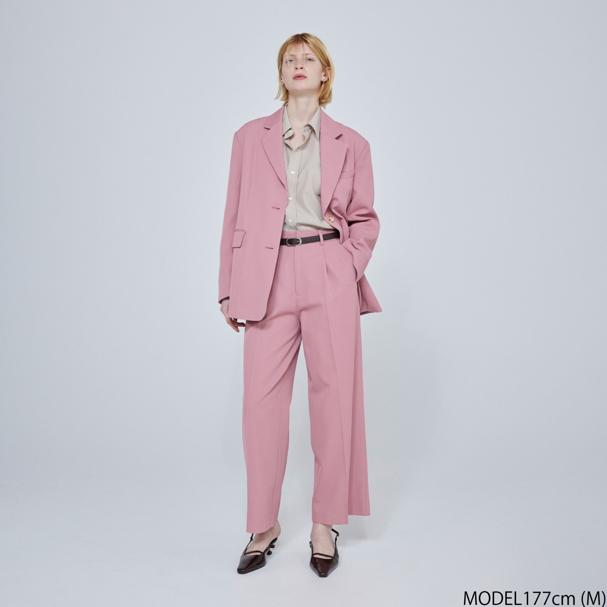 ツイルセンタープレスSlacksパンツ