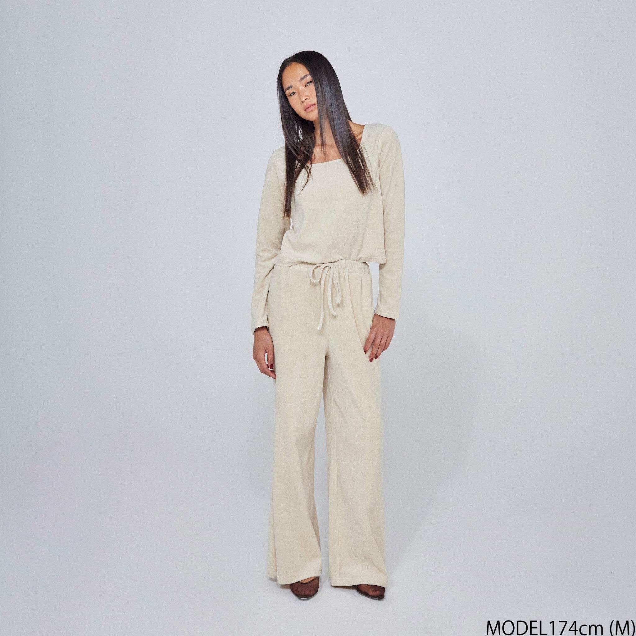 ベロアパイルイージーパンツ