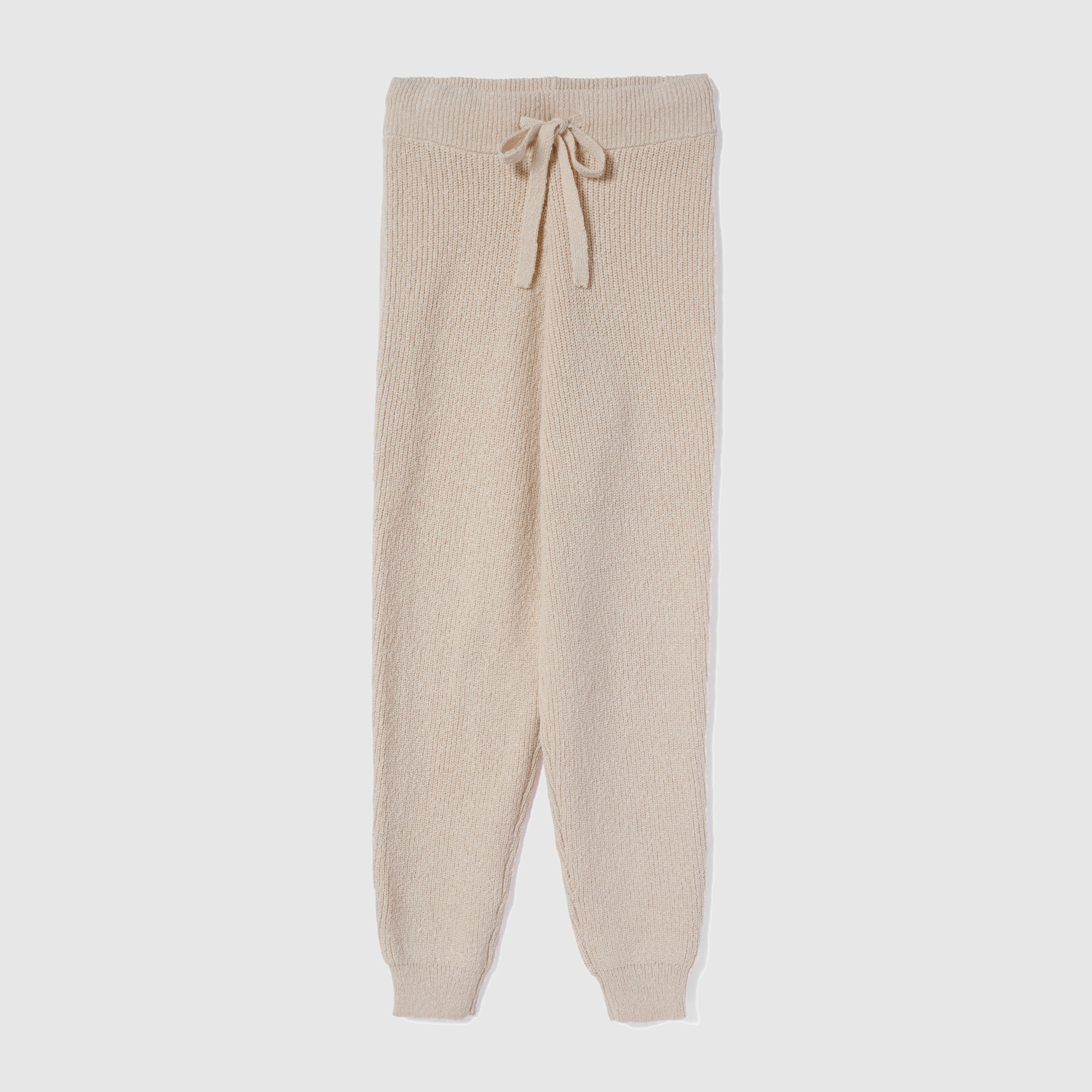 コットンブークレニットバルーンパンツ