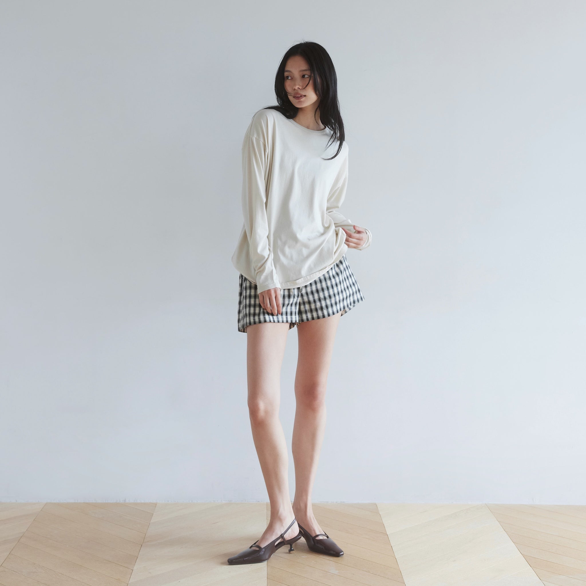 マルチチェックショートパンツ