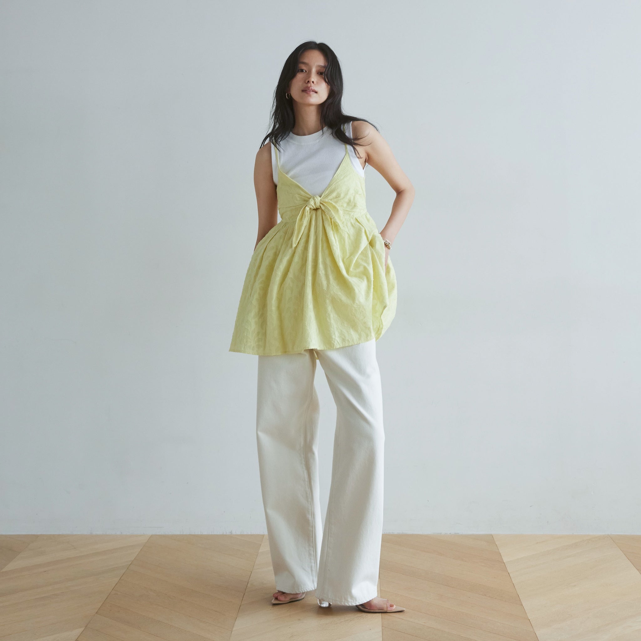 High waist wide straight SRN05