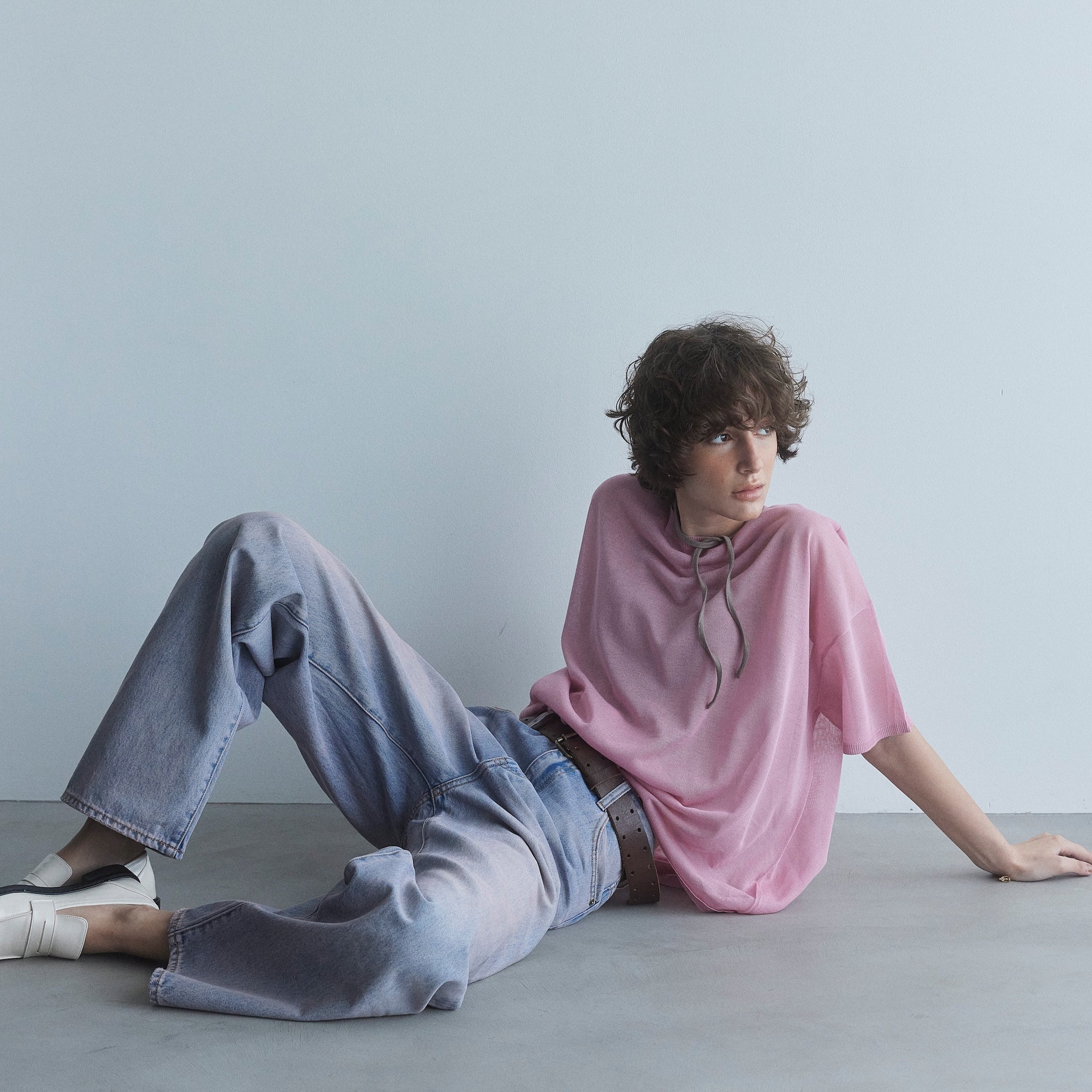 ハイウエストワイドストレート SRN05