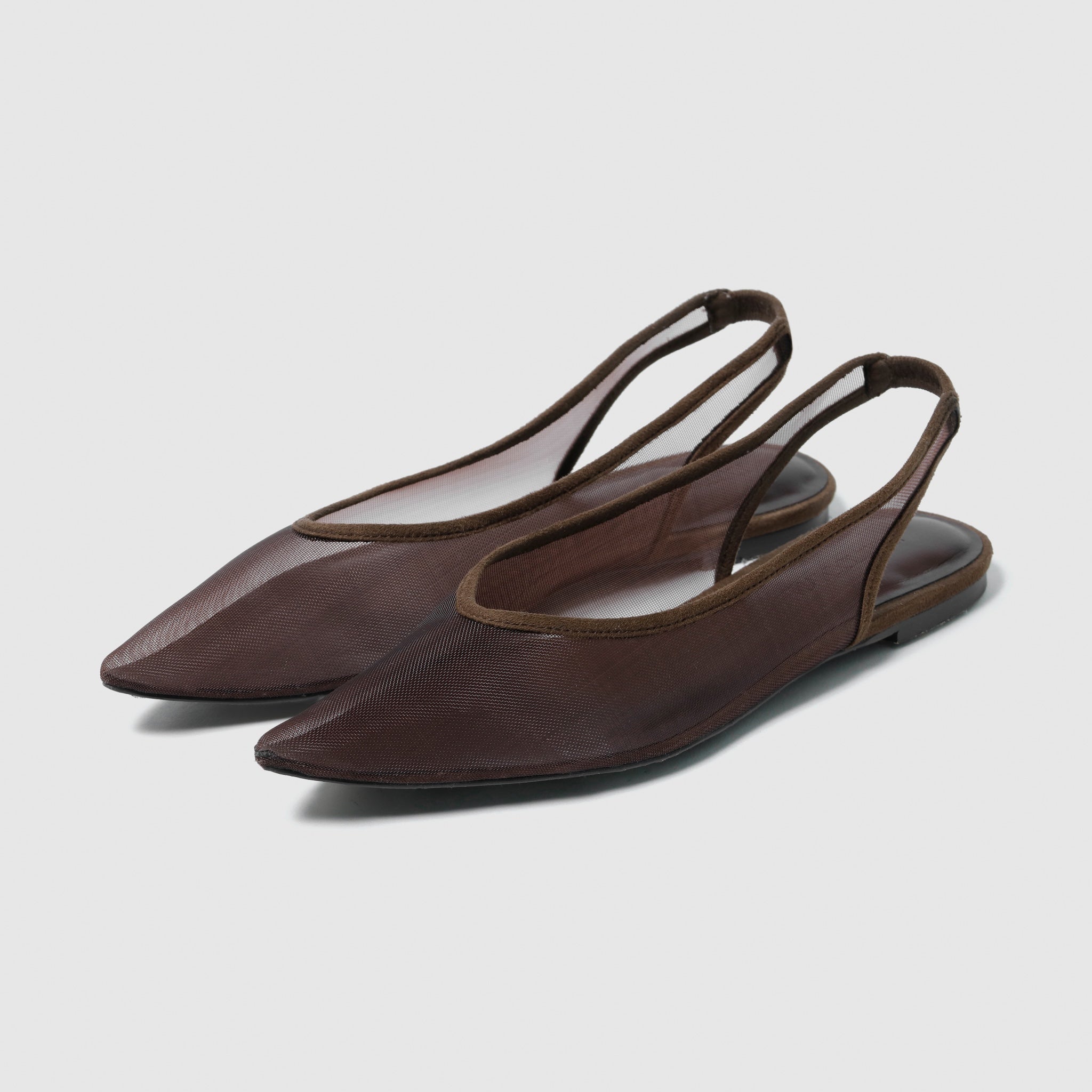 TULLE BACK Strap Mules