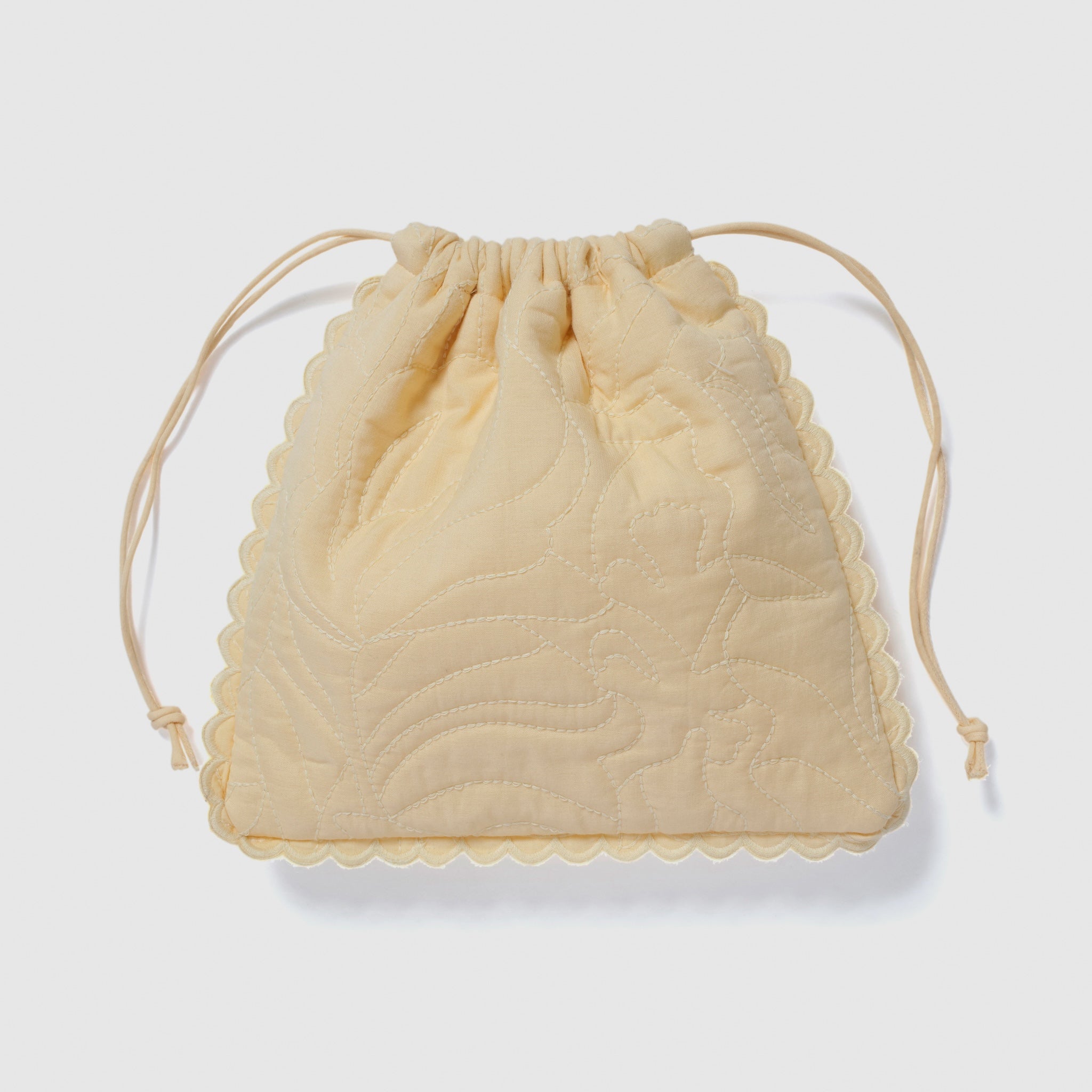 Flower wave embroidery mini bag