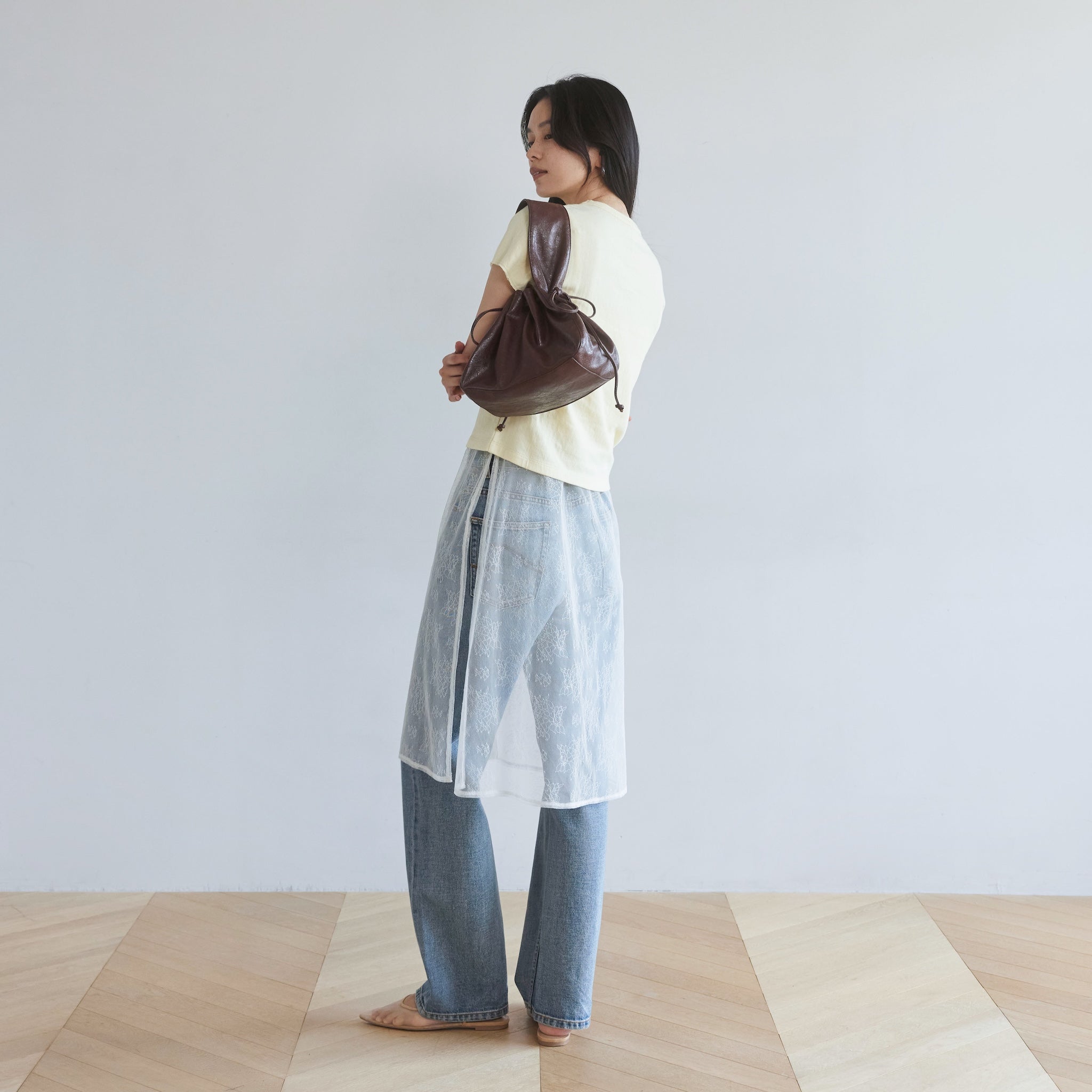 WIDE HANDLE ハンドバッグ