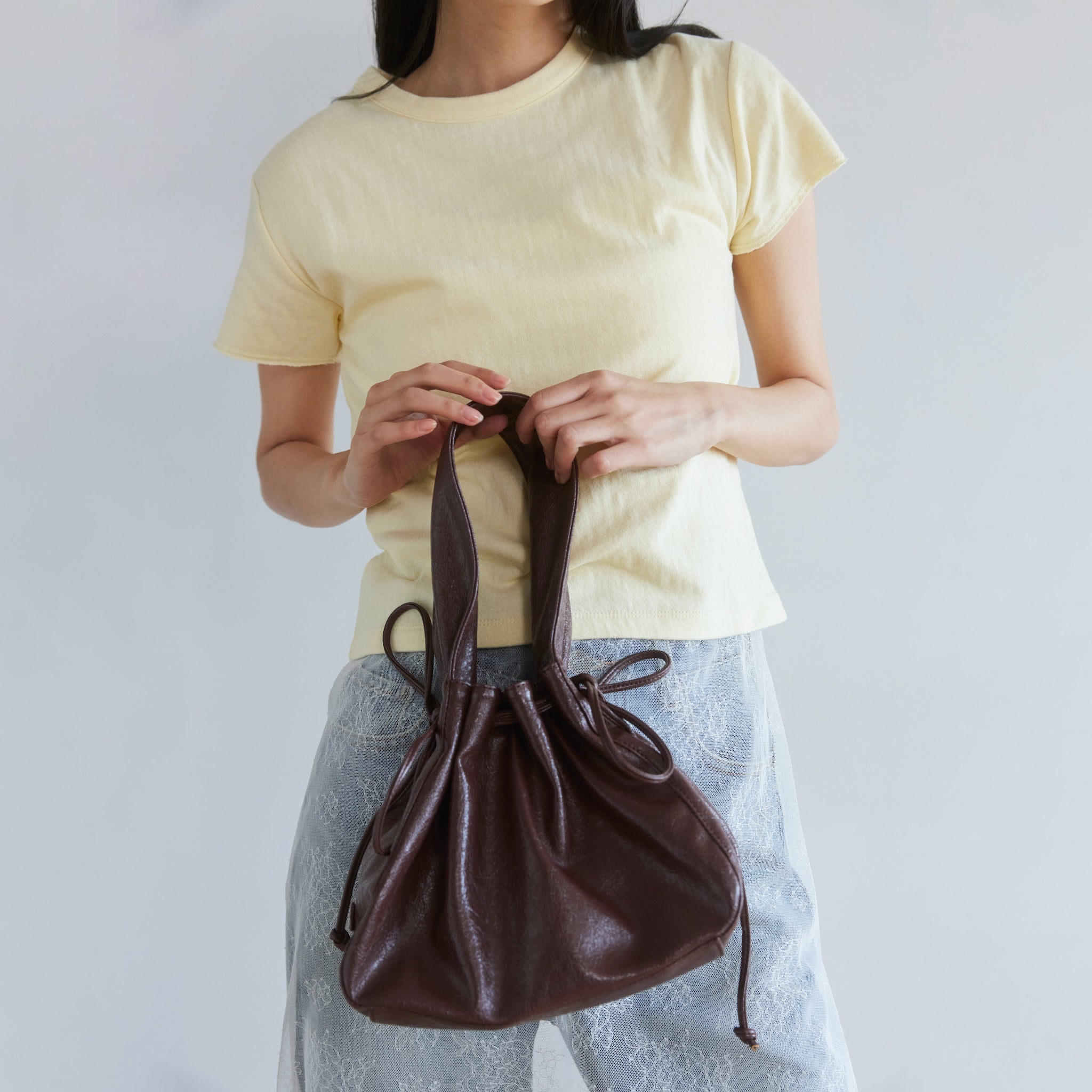 WIDE HANDLE ハンドバッグ