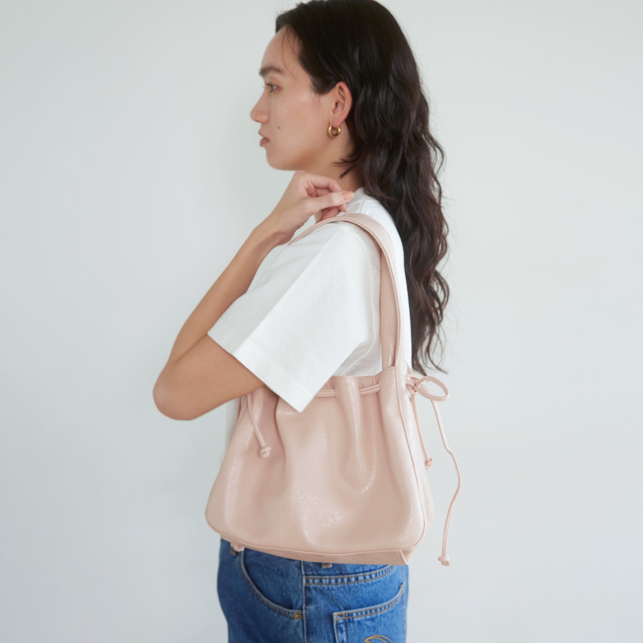 WIDE HANDLE ハンドバッグ