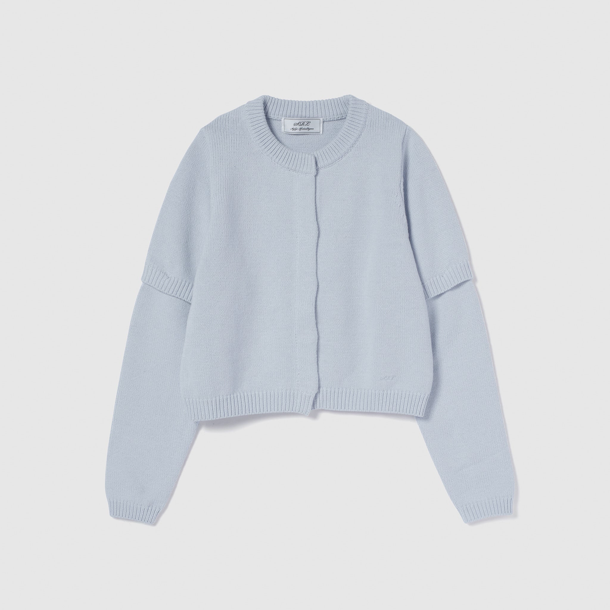 2-way sleeve knit cardigan