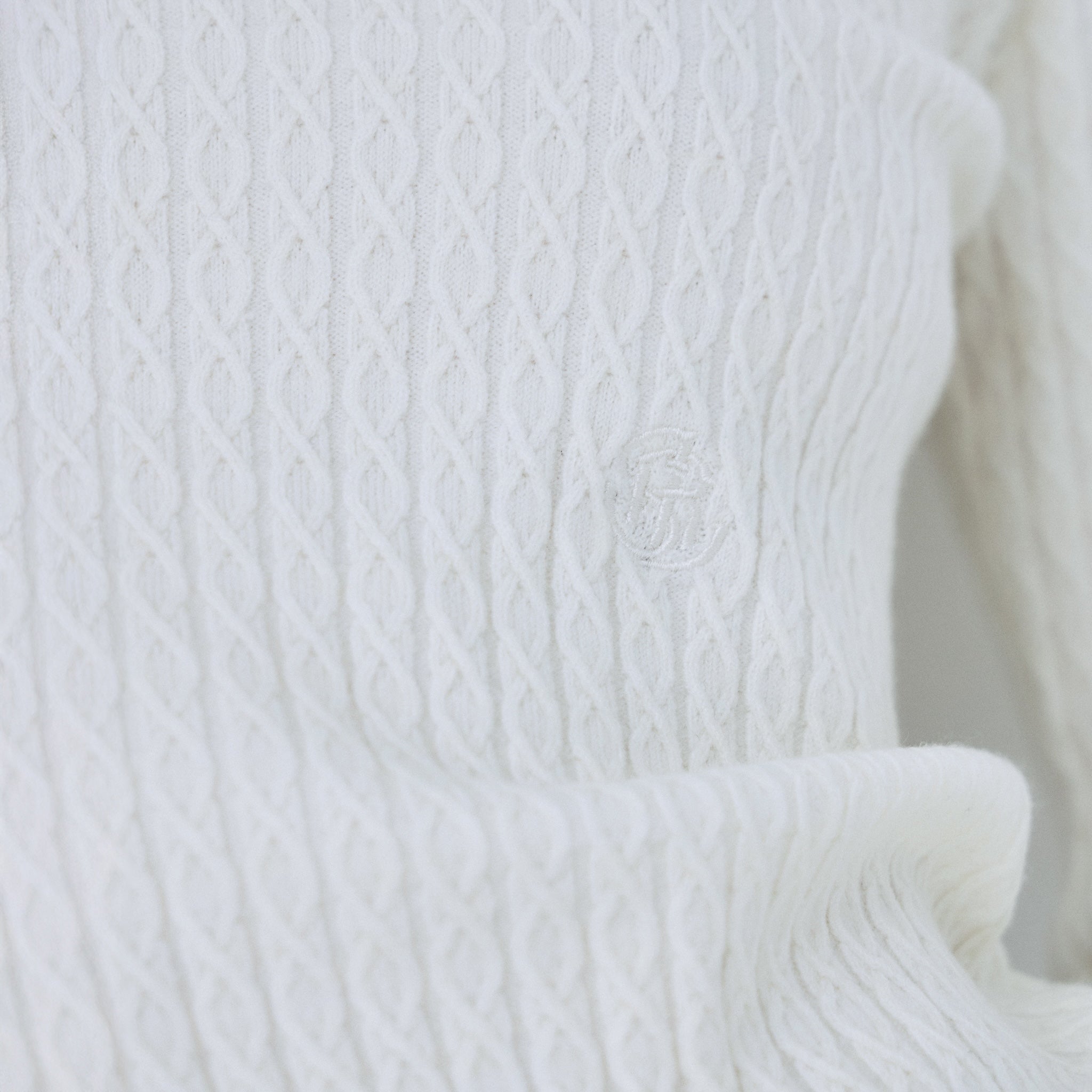 Mini Cable Skipper Hoodie Knit