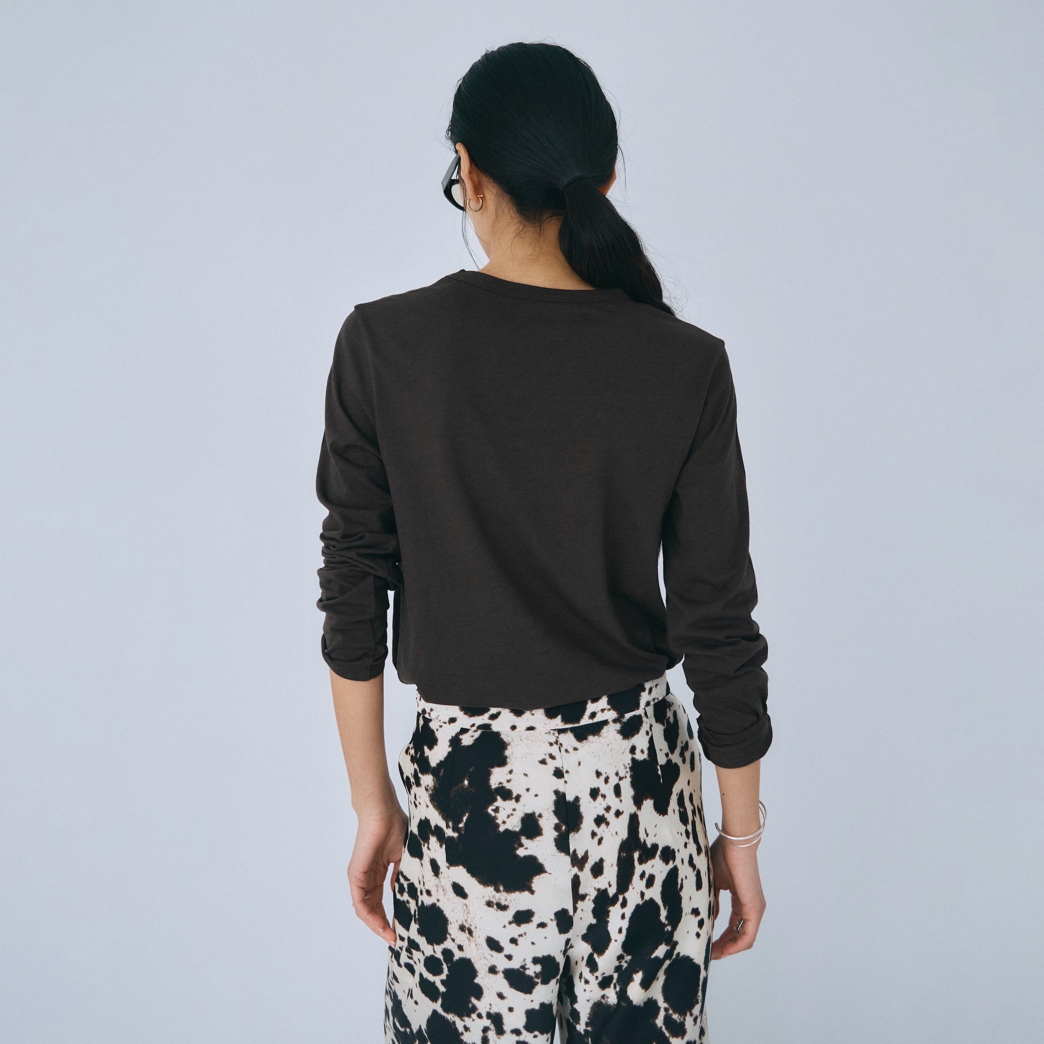 Cotton Modal Basic Long T-shirt