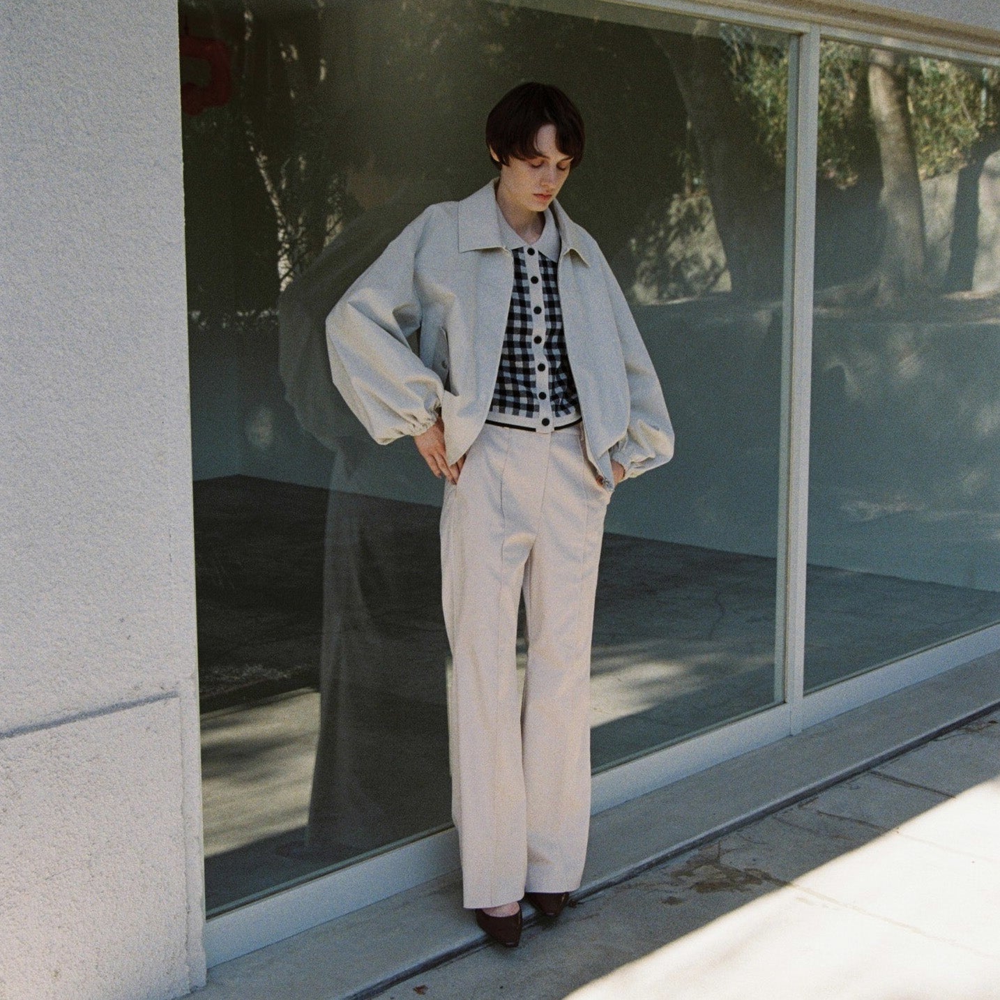 Stretch Twill Slim Pants