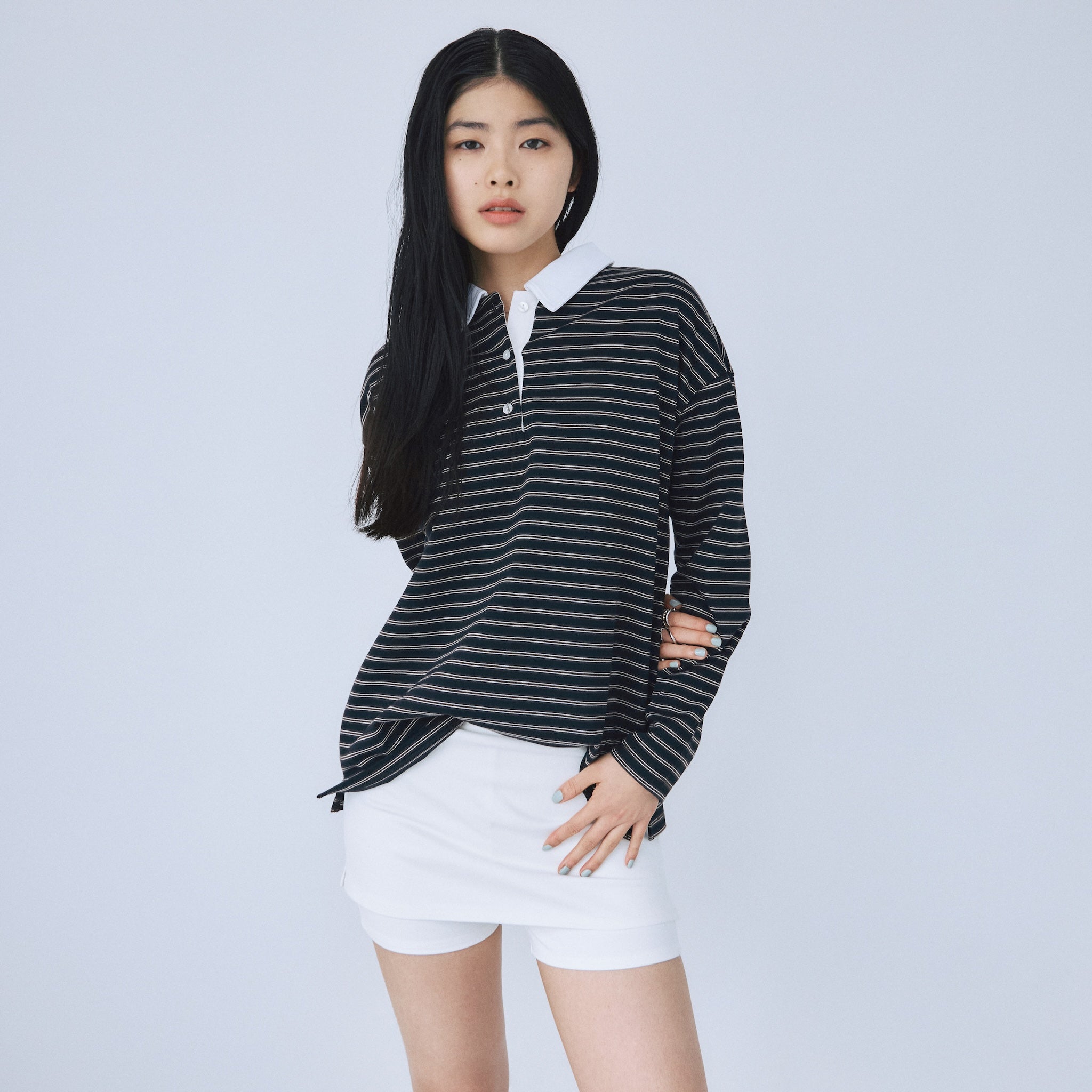 Random Border Rugby Shirt