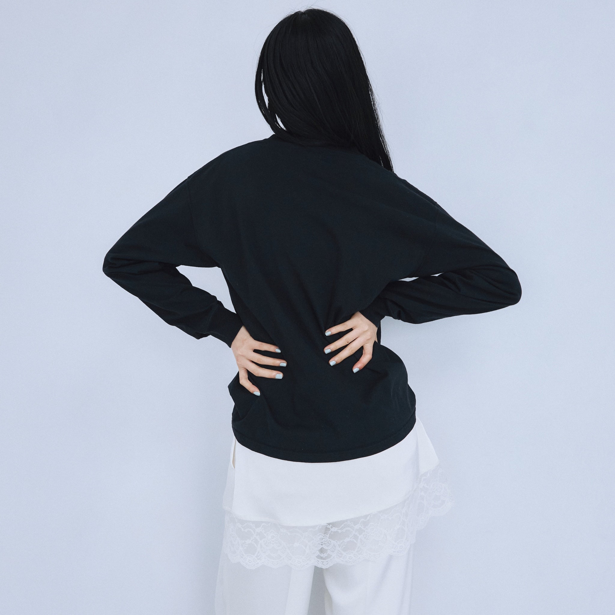 Paris Logo Long Sleeve Tee