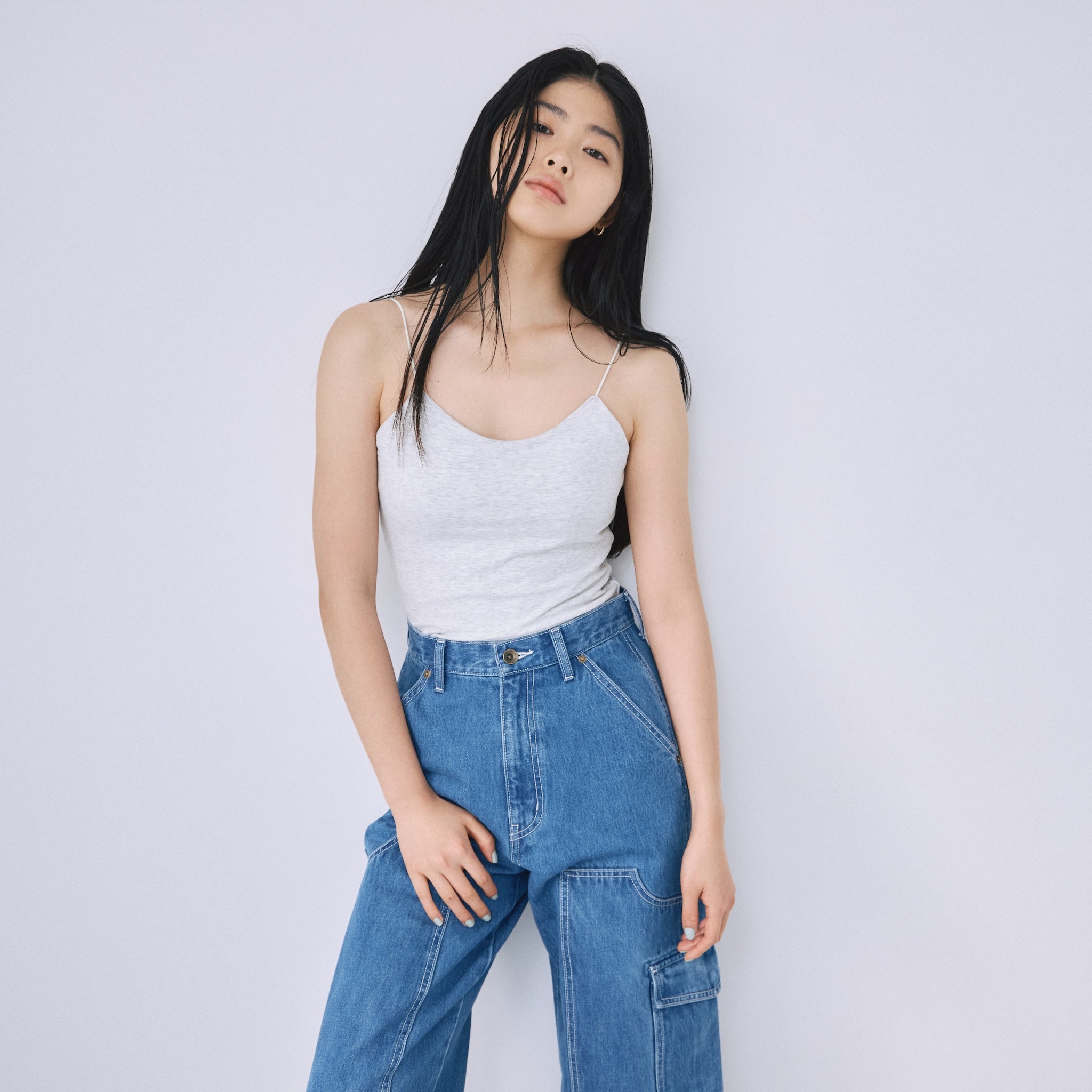 Fitパッドマシュマロスパゲッティキャミソール