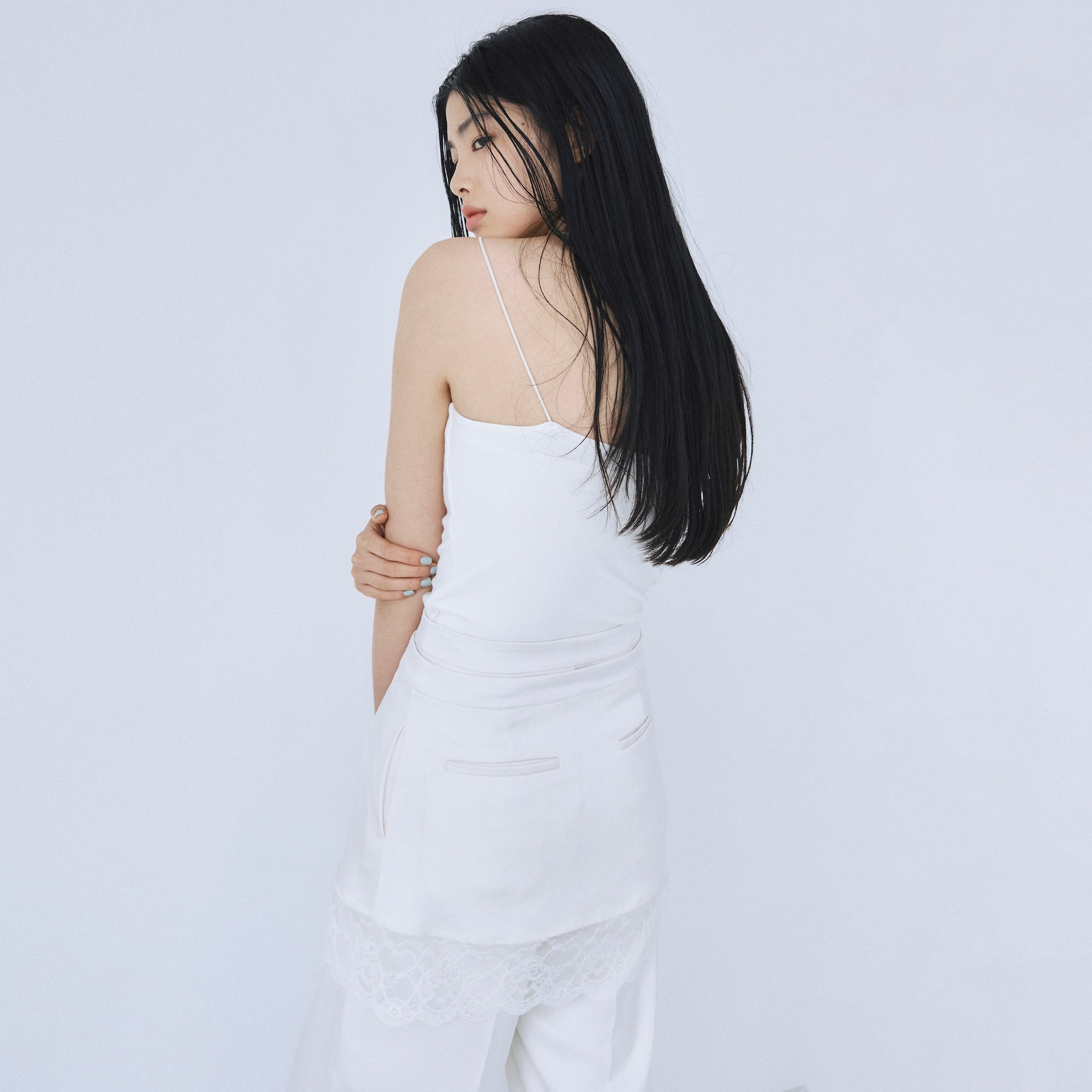 Fitパッドマシュマロスパゲッティキャミソール