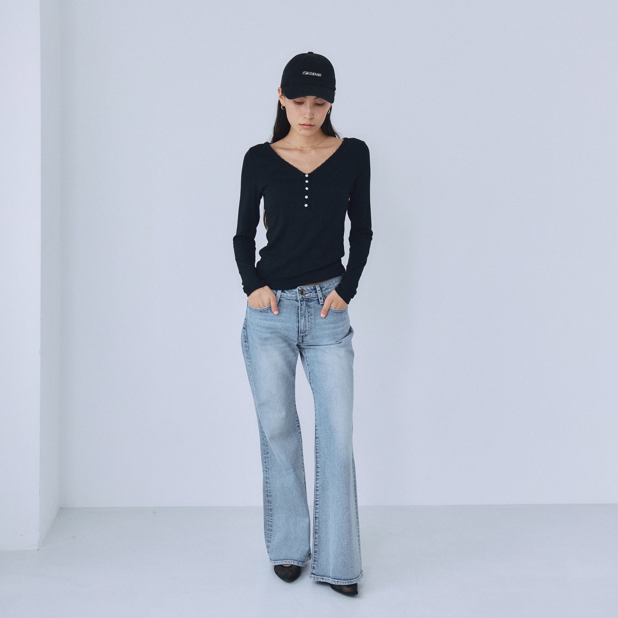 Fit Pad Marshmallow Soft Rib Long Sleeve