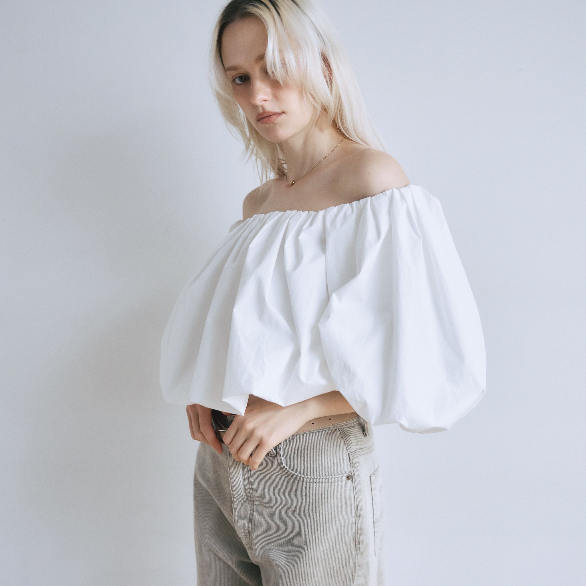 2wayボリュームballoonトップス