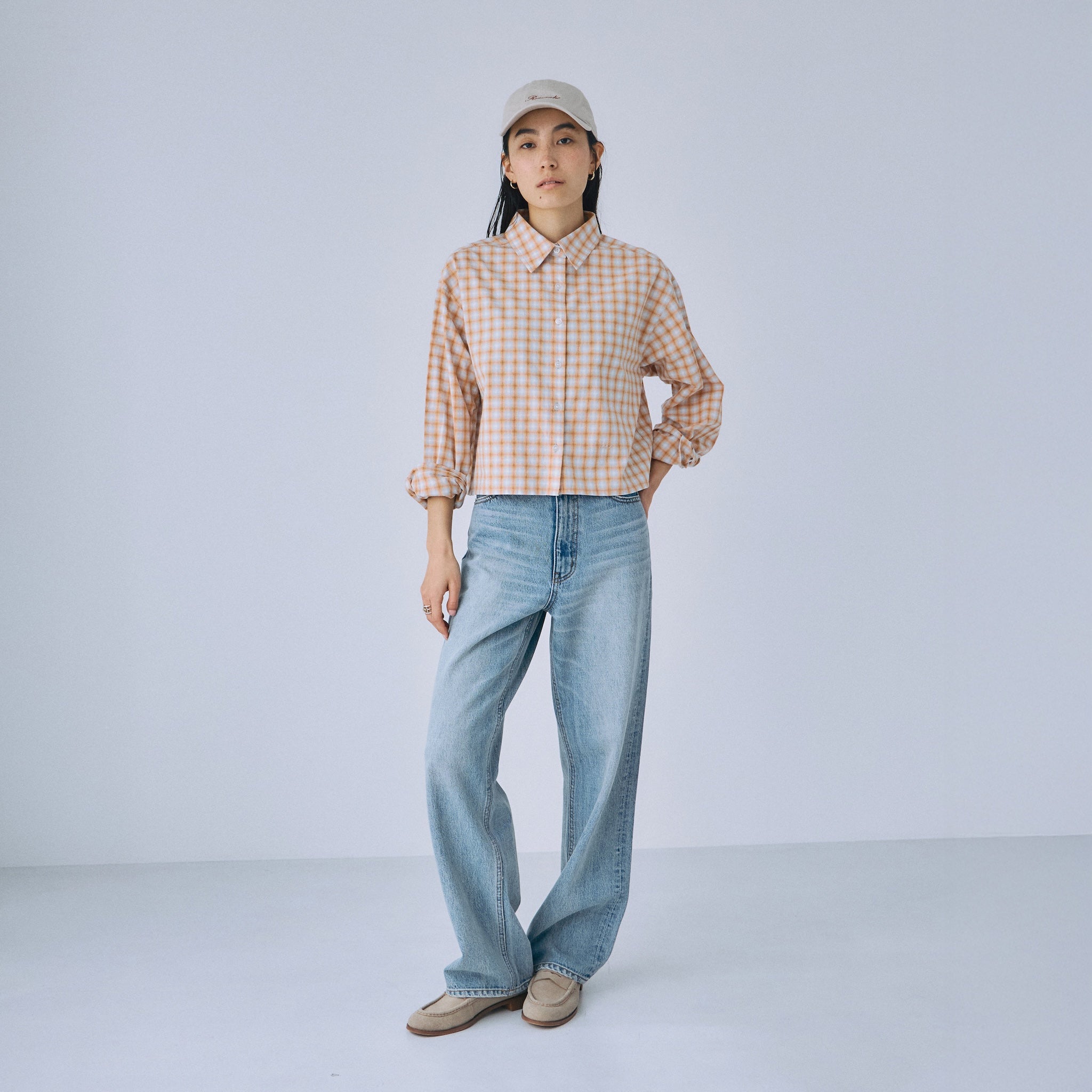 Cotton Wash Basic Short Shirt