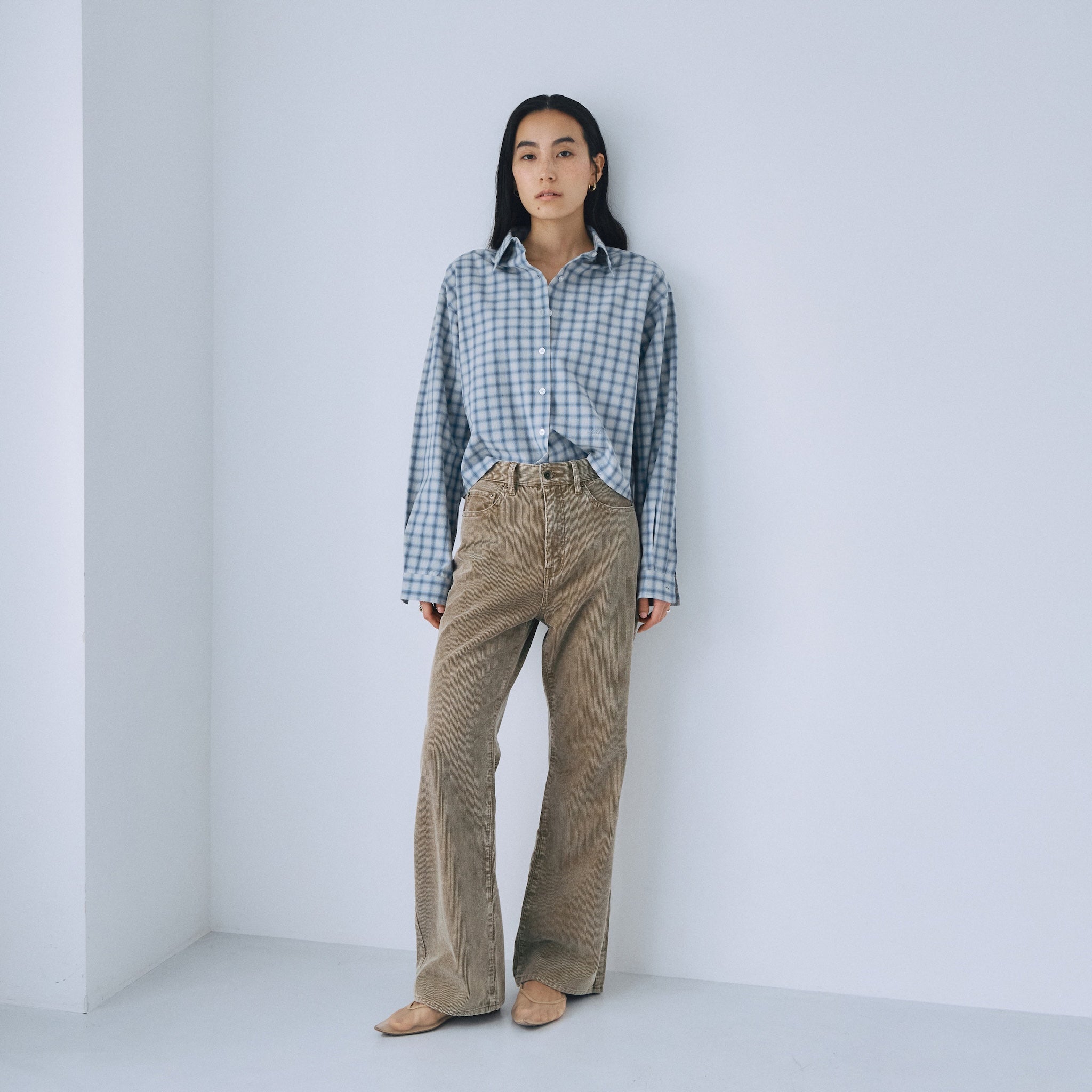 Cotton Wash Basic Short Shirt