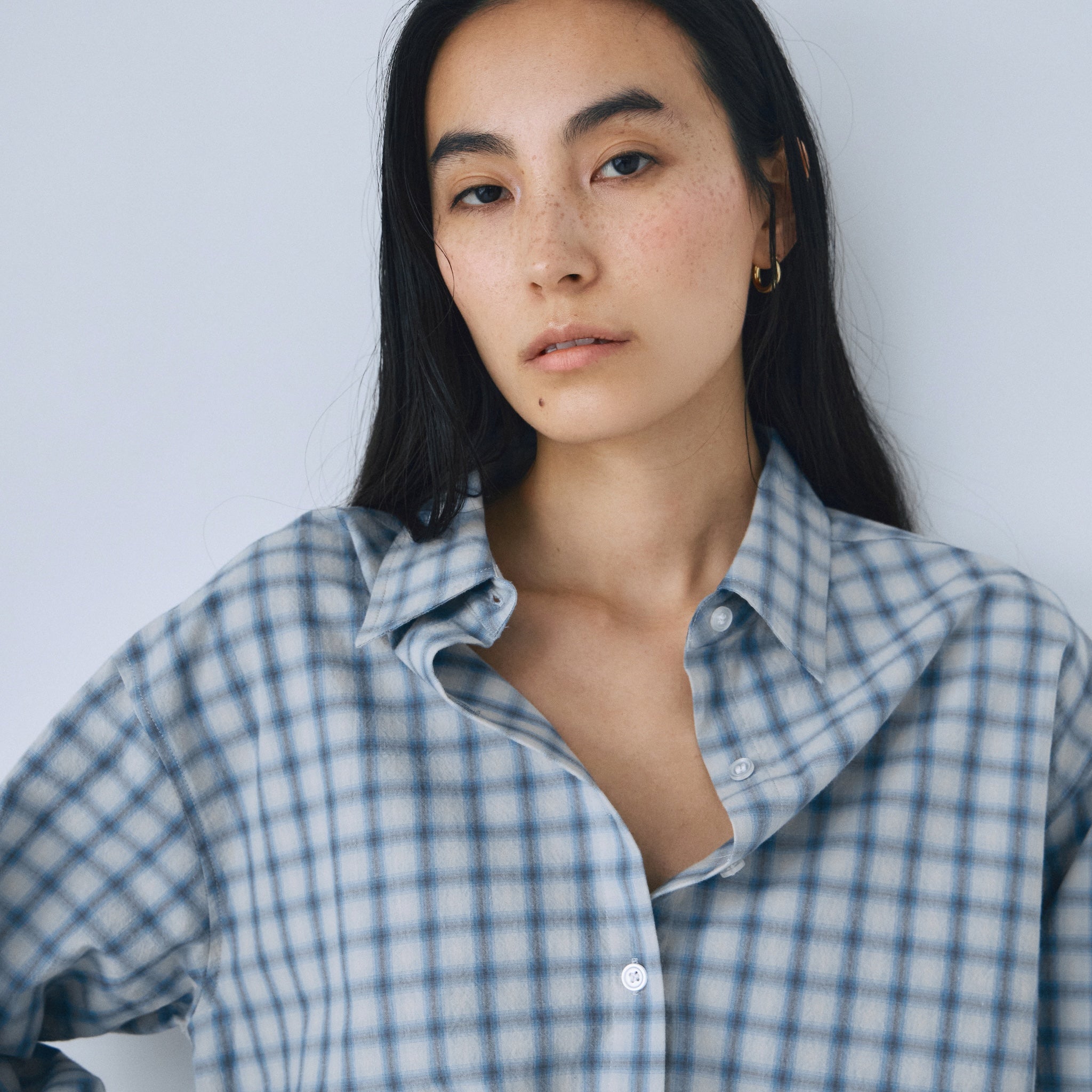 Cotton Wash Basic Short Shirt