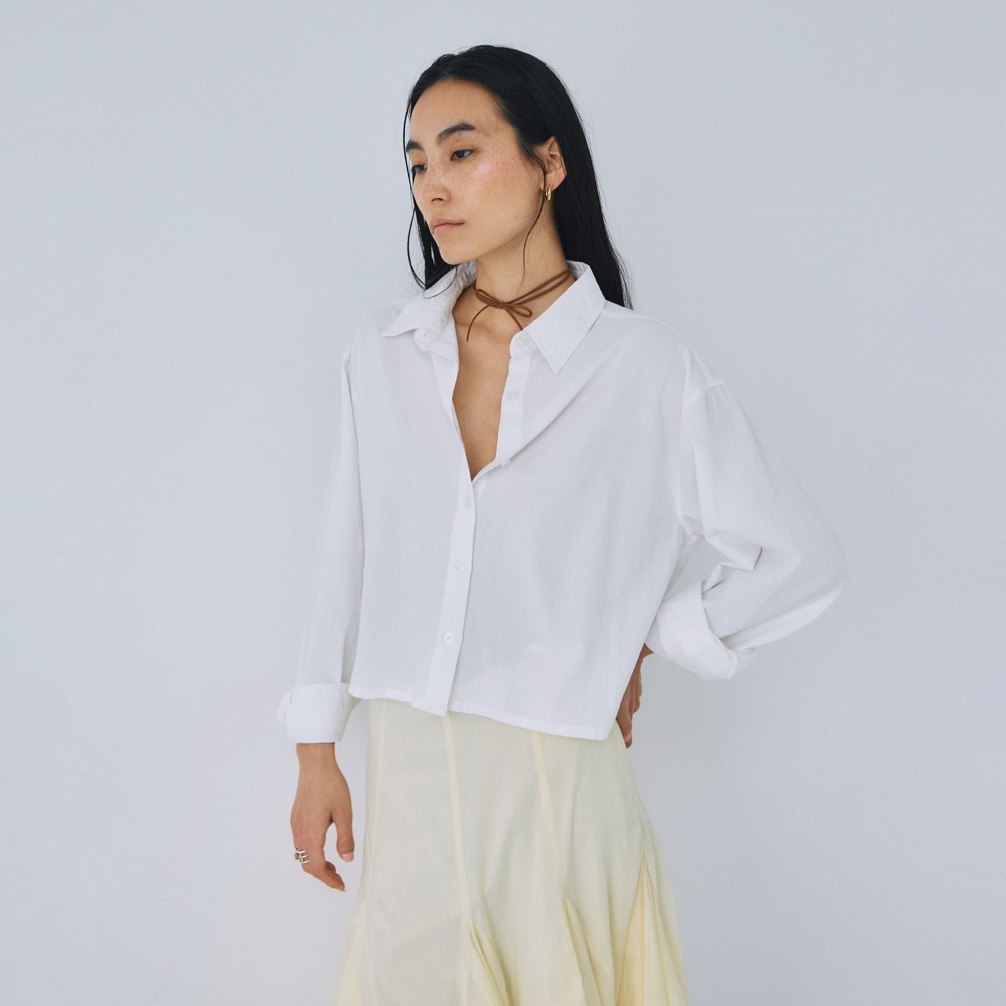 Cotton Wash Basicショートシャツ