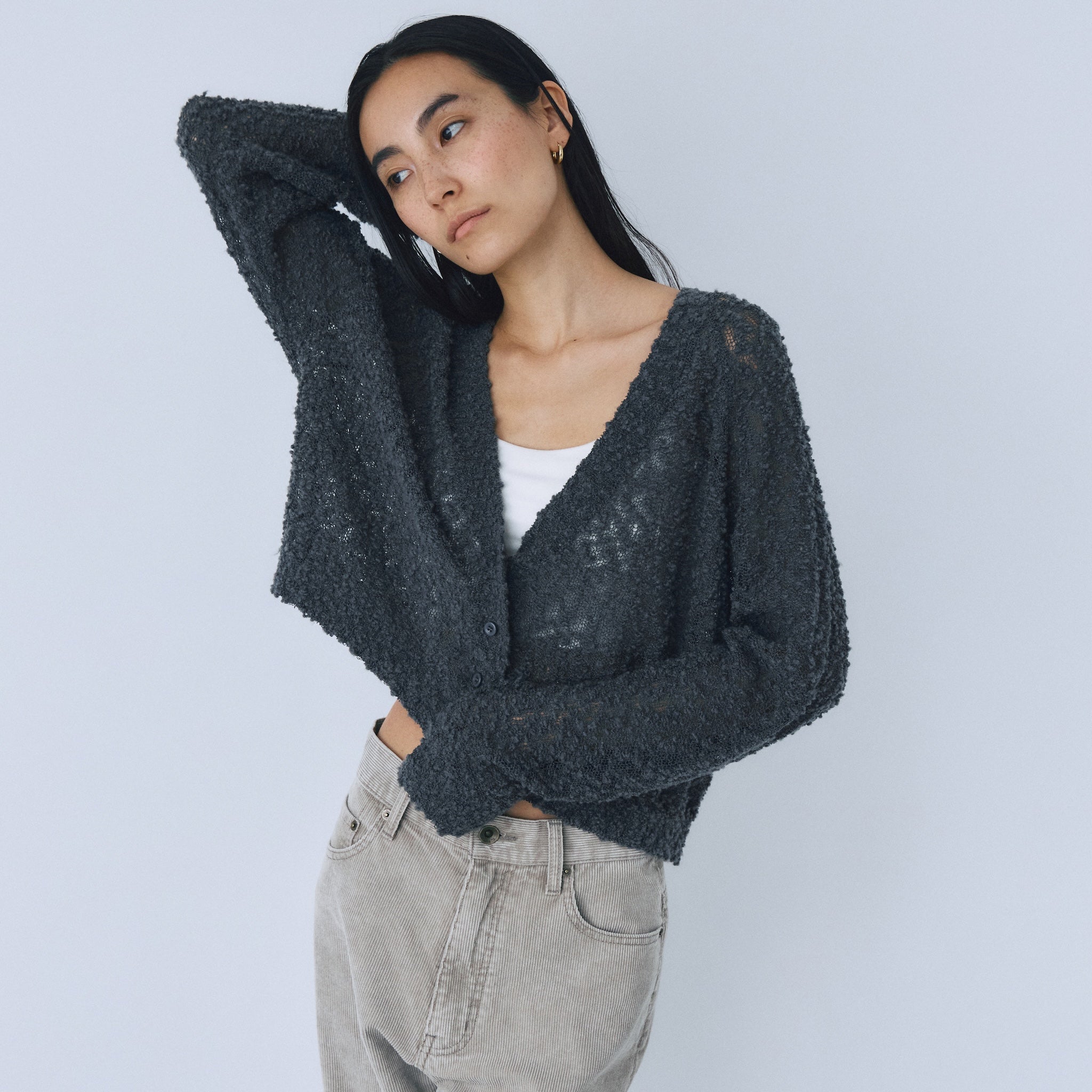 シアースラブルーズカーディガン