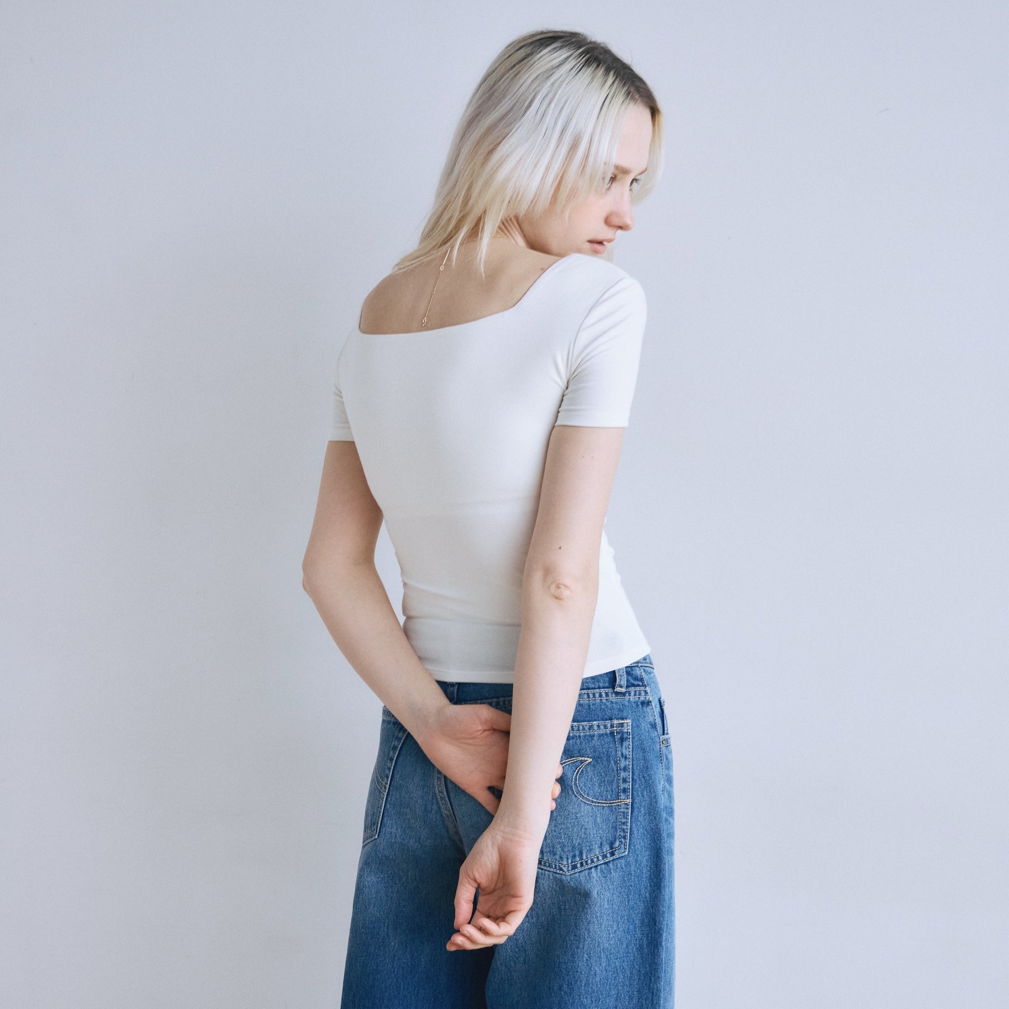 Fit Pad Marshmallow Square Half Sleeve